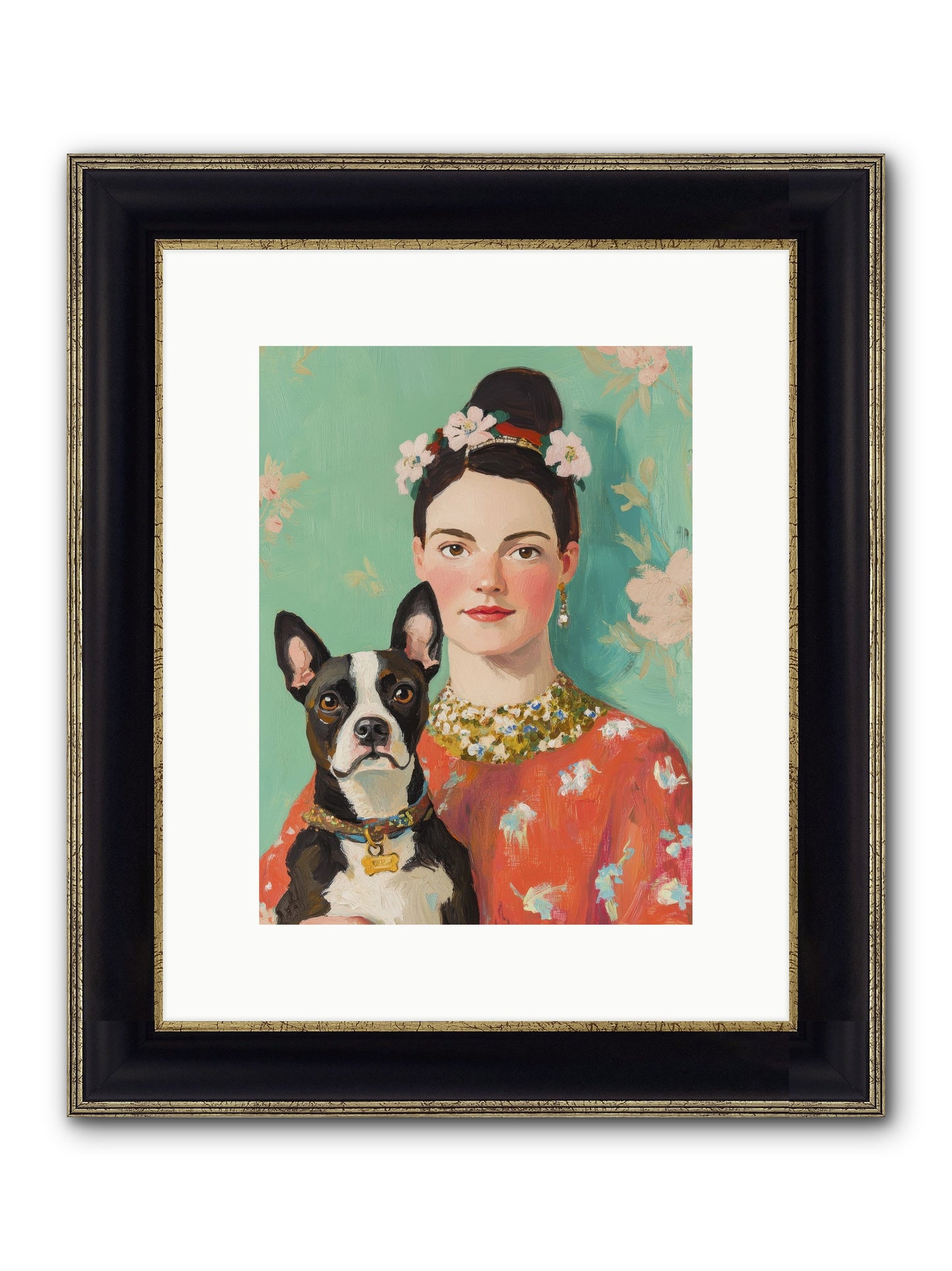 Riddle Me This Love Framed Print - Black & Gold 9x12