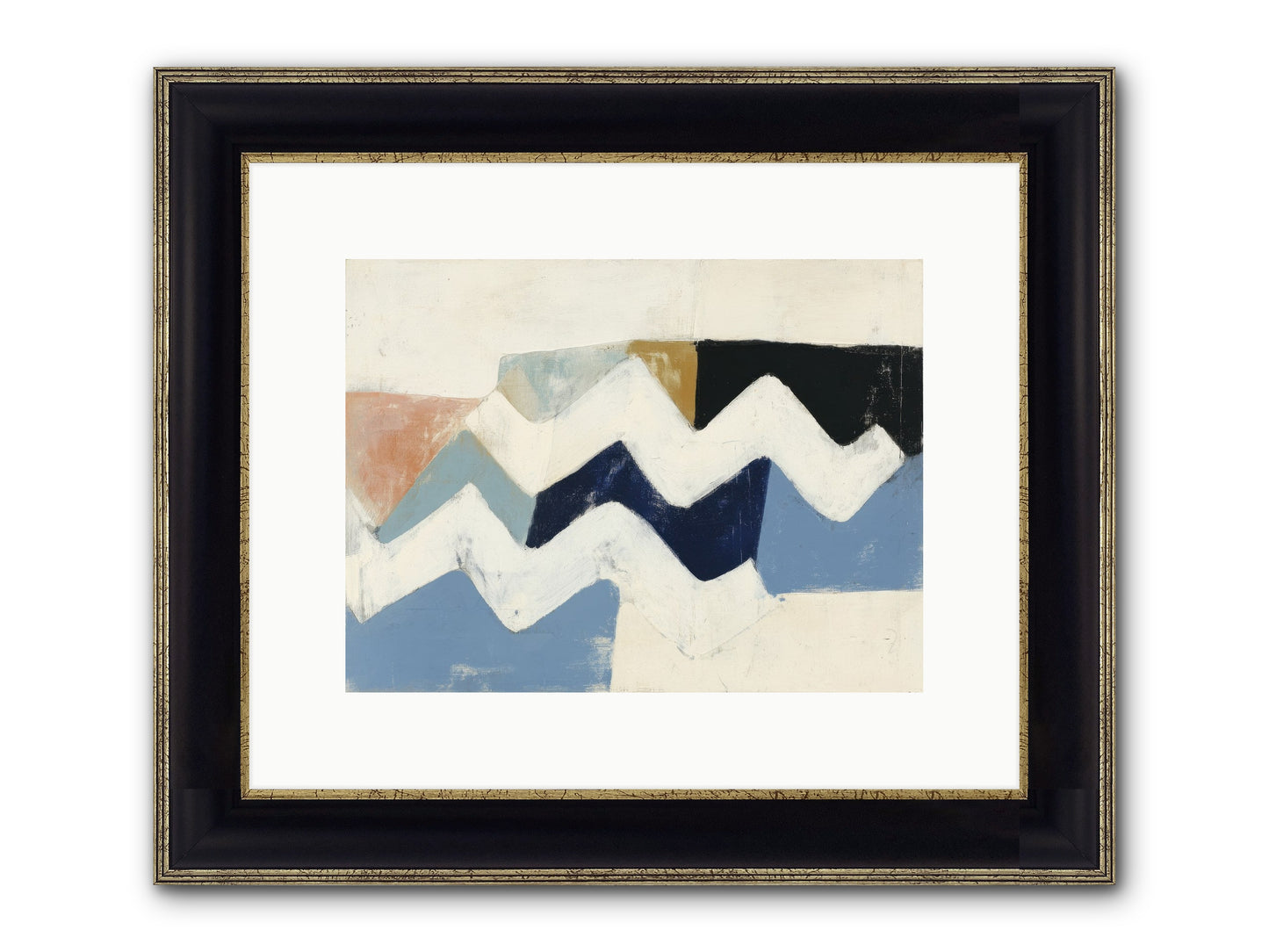 Rift Sparrow Framed Print - Black & Gold 12x9