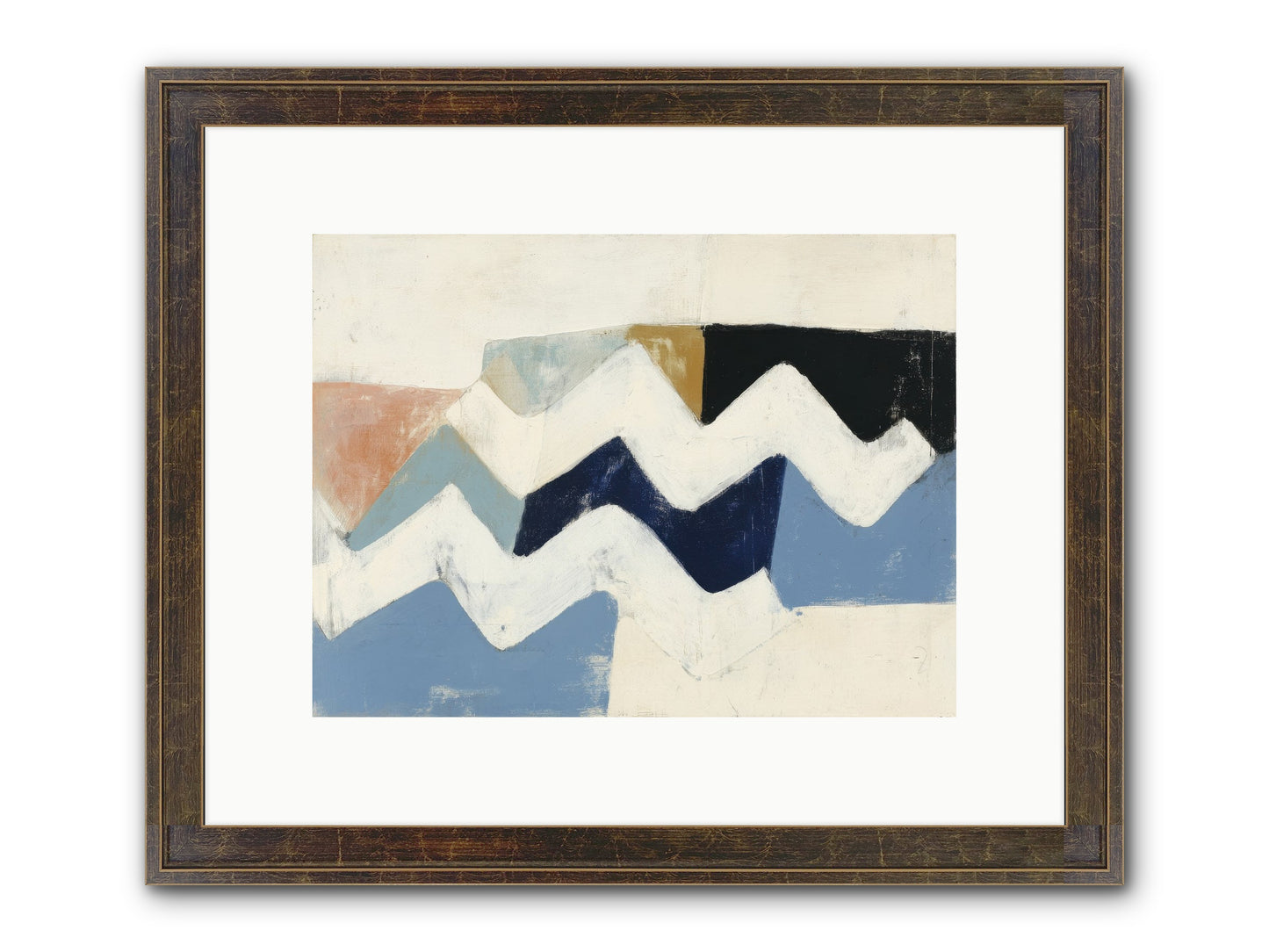 Rift Sparrow Framed Print - Slimwoods Black/Gold 12x9