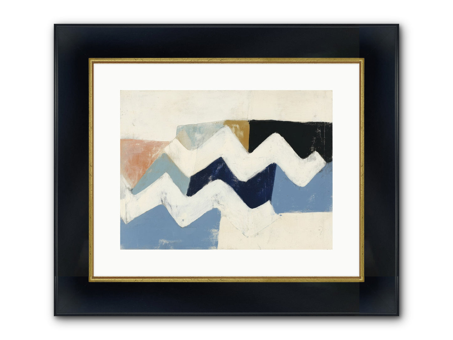 Rift Sparrow Framed Print - Wide Black w/Gold 16x12