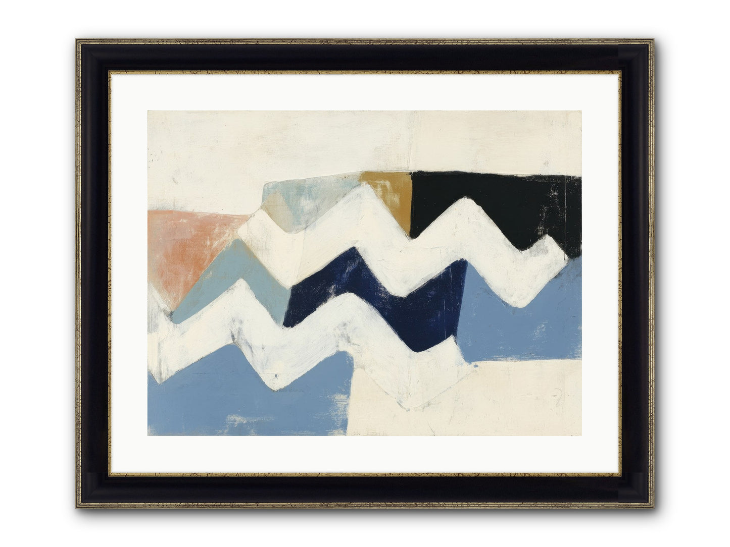 Rift Sparrow Framed Print - Black & Gold 24x18