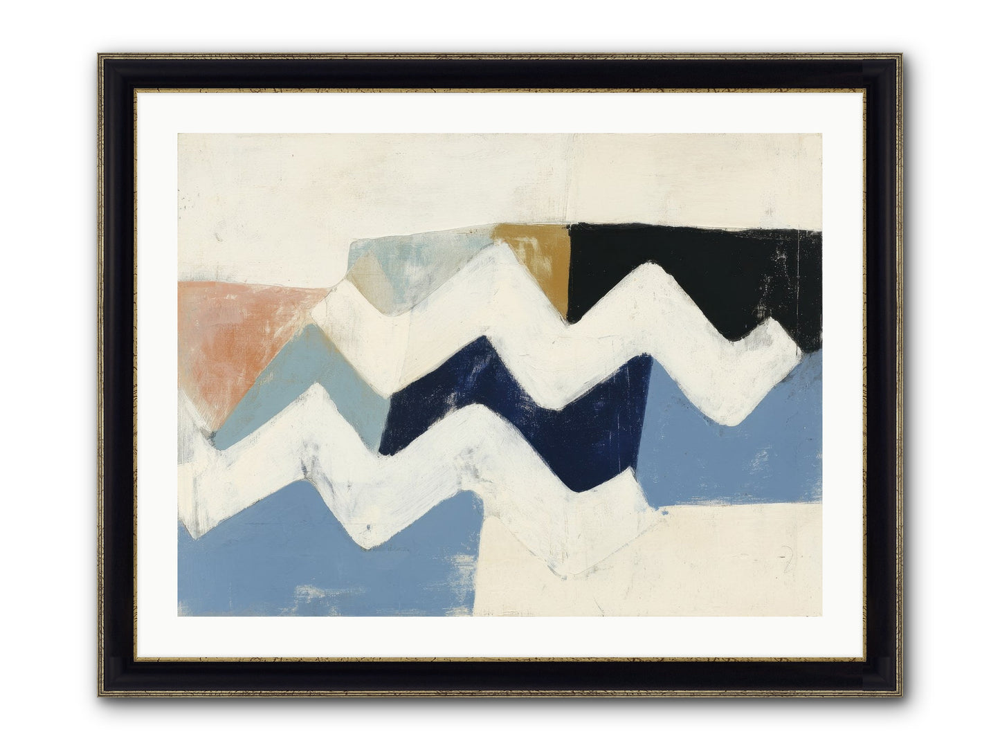 Rift Sparrow Framed Print - Black & Gold 32x24