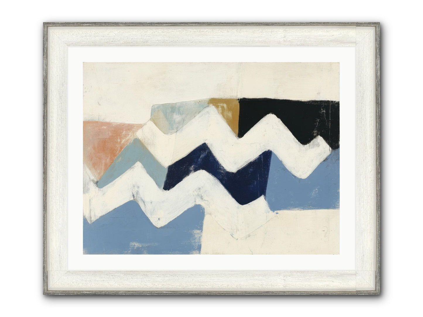 Rift Sparrow Framed Print - Driftwood White 32x24