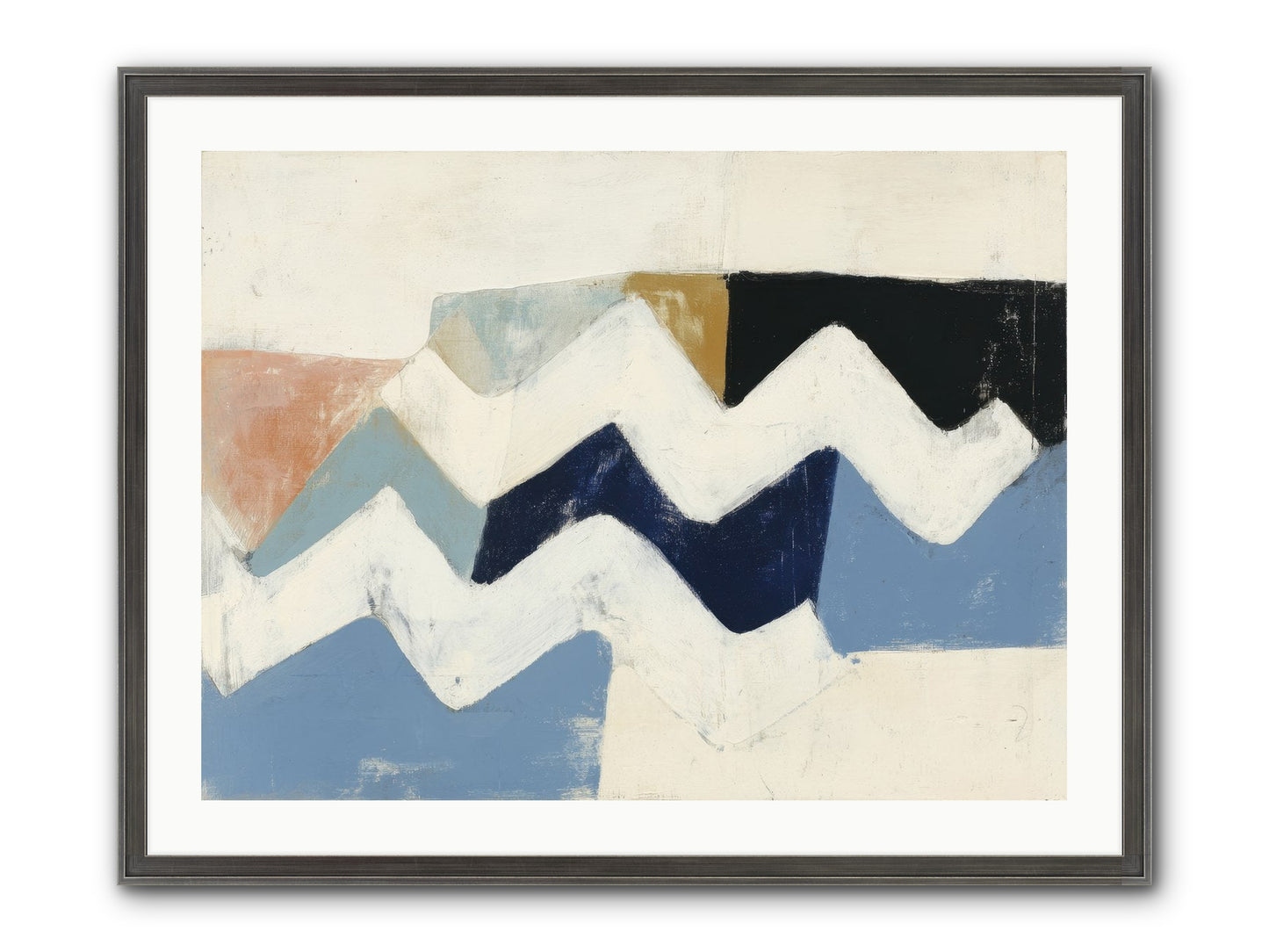Rift Sparrow Framed Print - Slimwoods Black/Silver 32x24