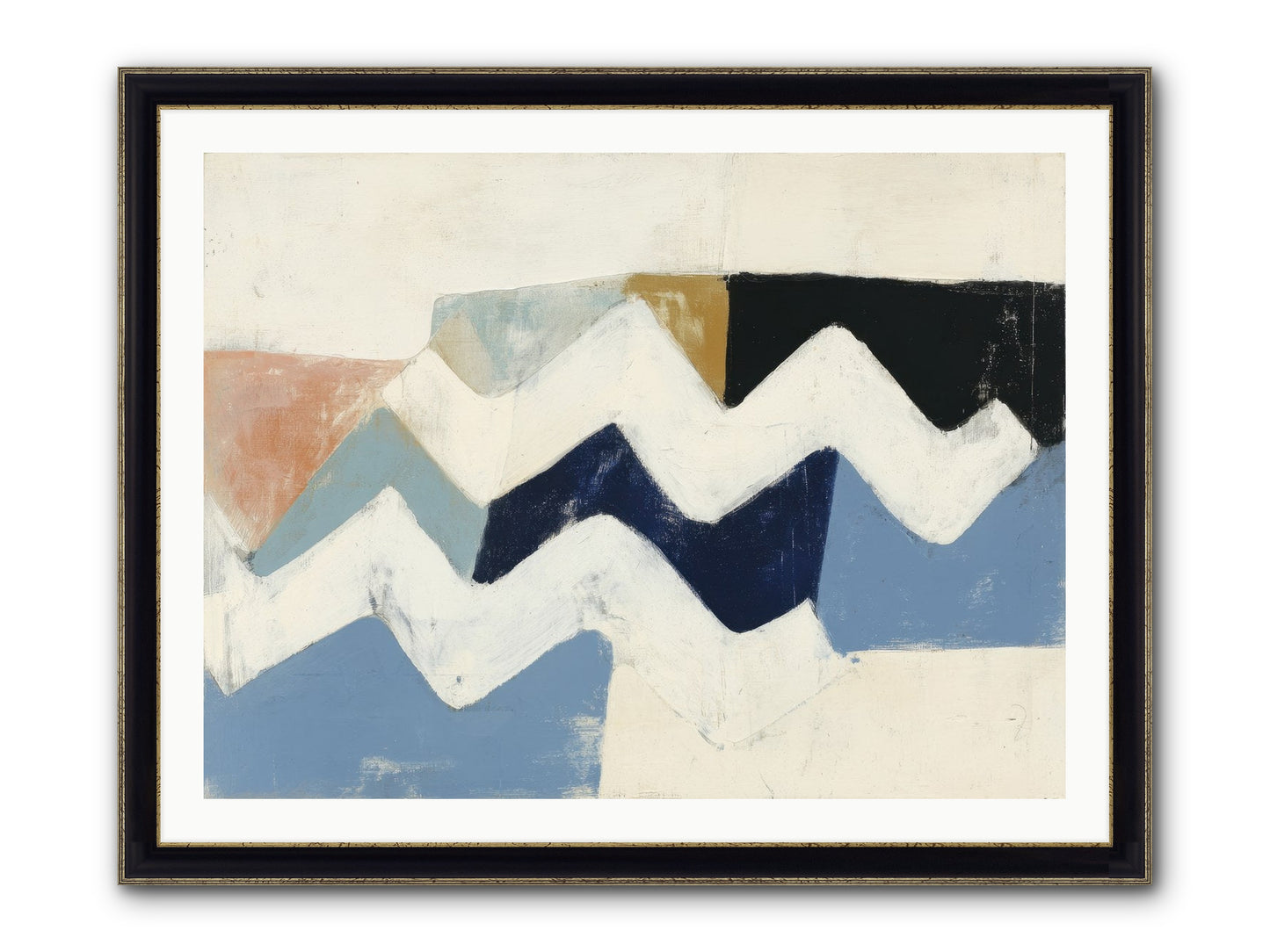 Rift Sparrow Framed Print - Black & Gold 40x30