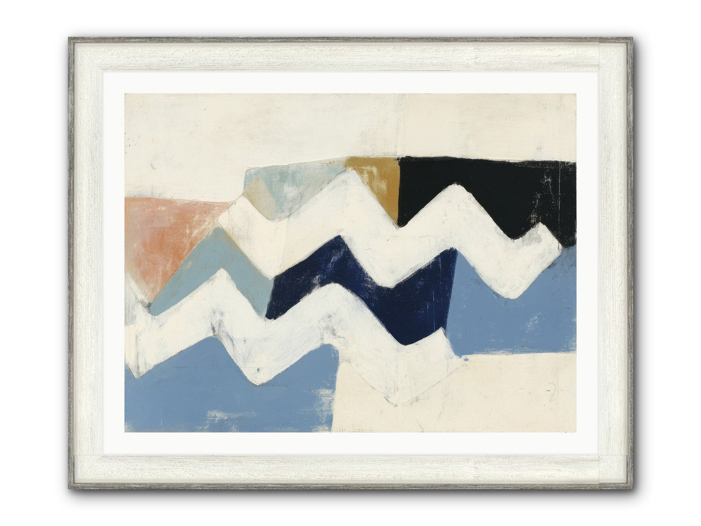 Rift Sparrow Framed Print - Driftwood White 40x30
