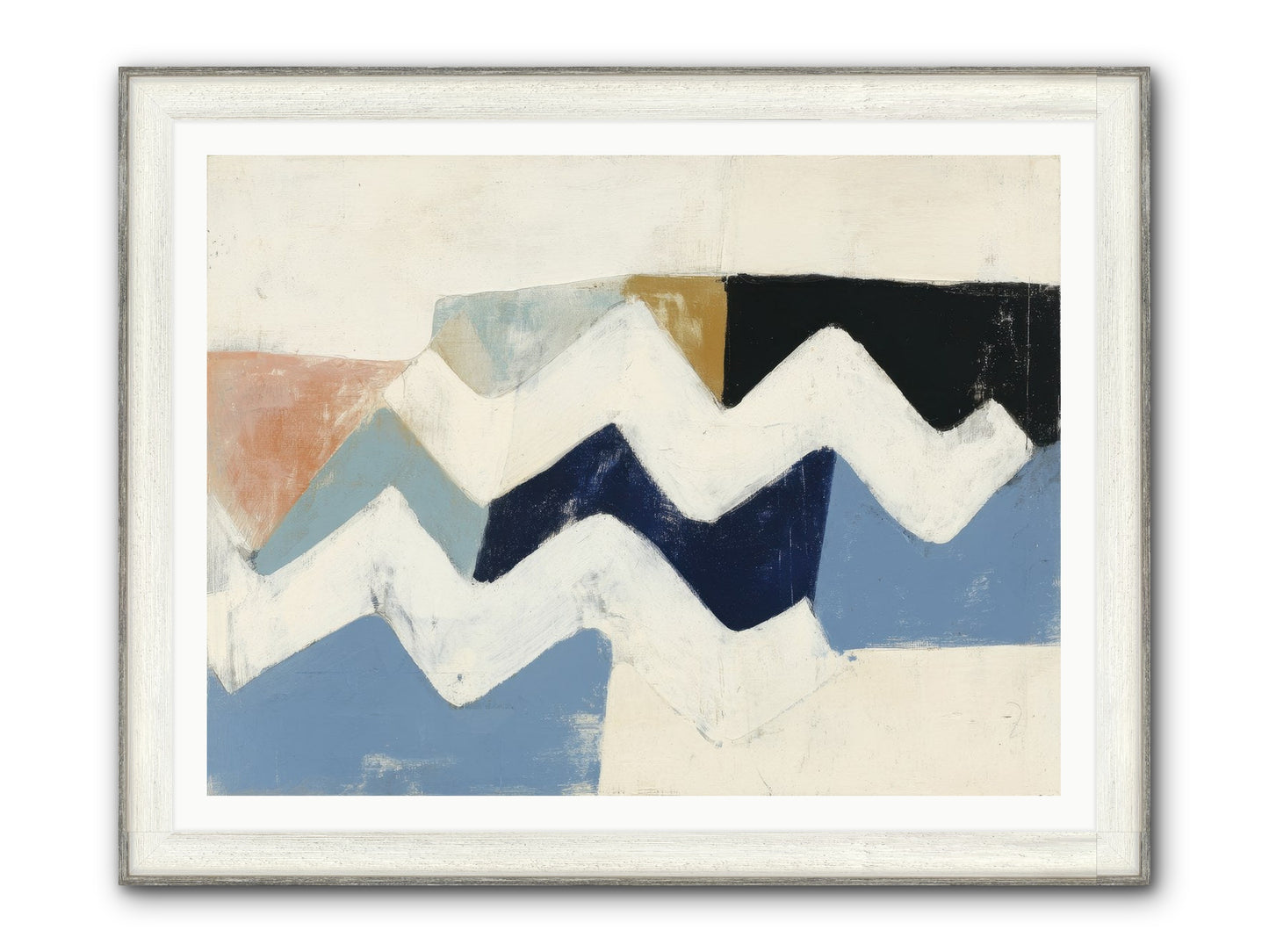 Rift Sparrow Framed Print - Driftwood White 48x36