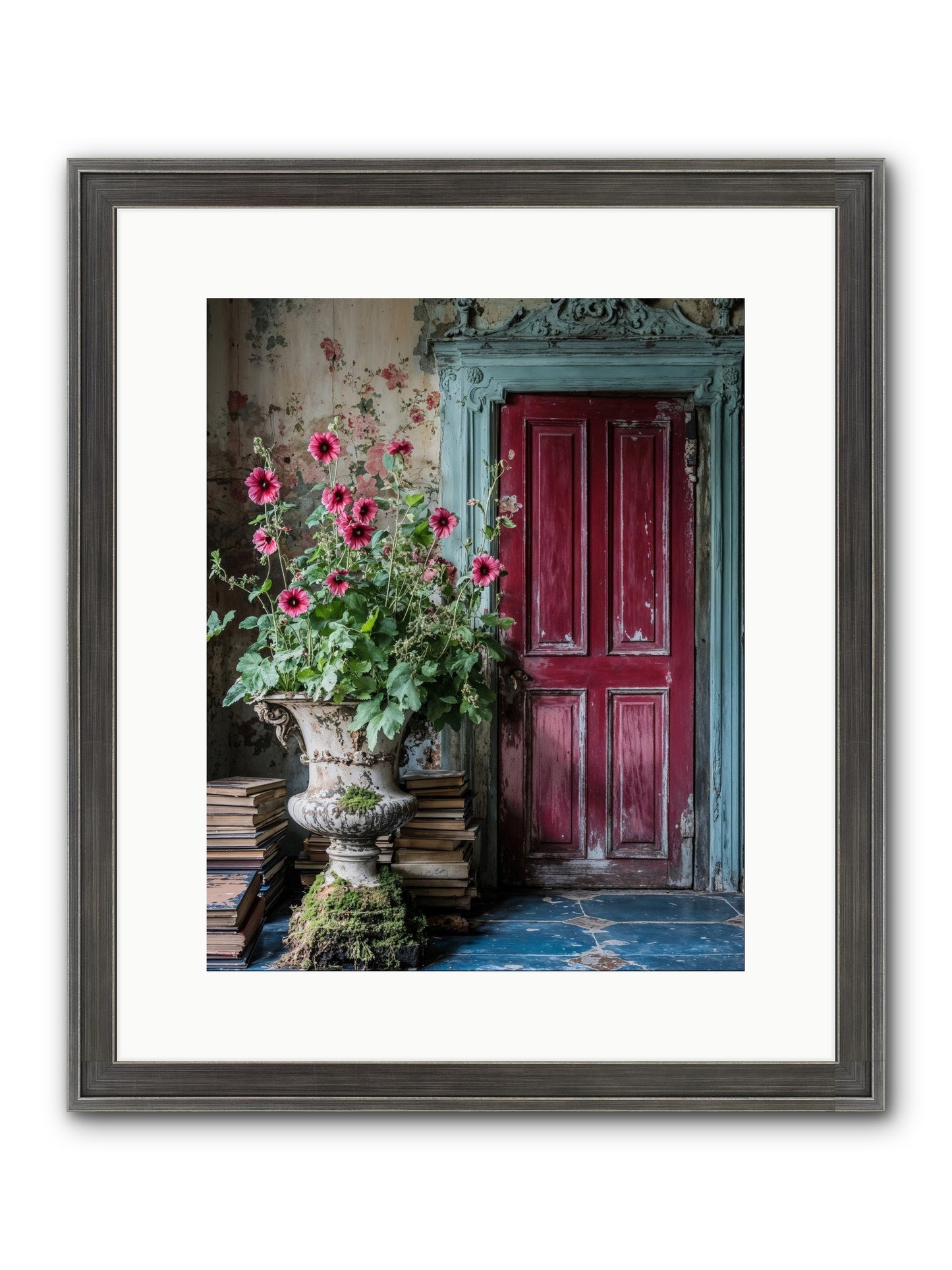 Rise Of Wild Grace Framed Print - Slimwoods Black/Silver 12x15