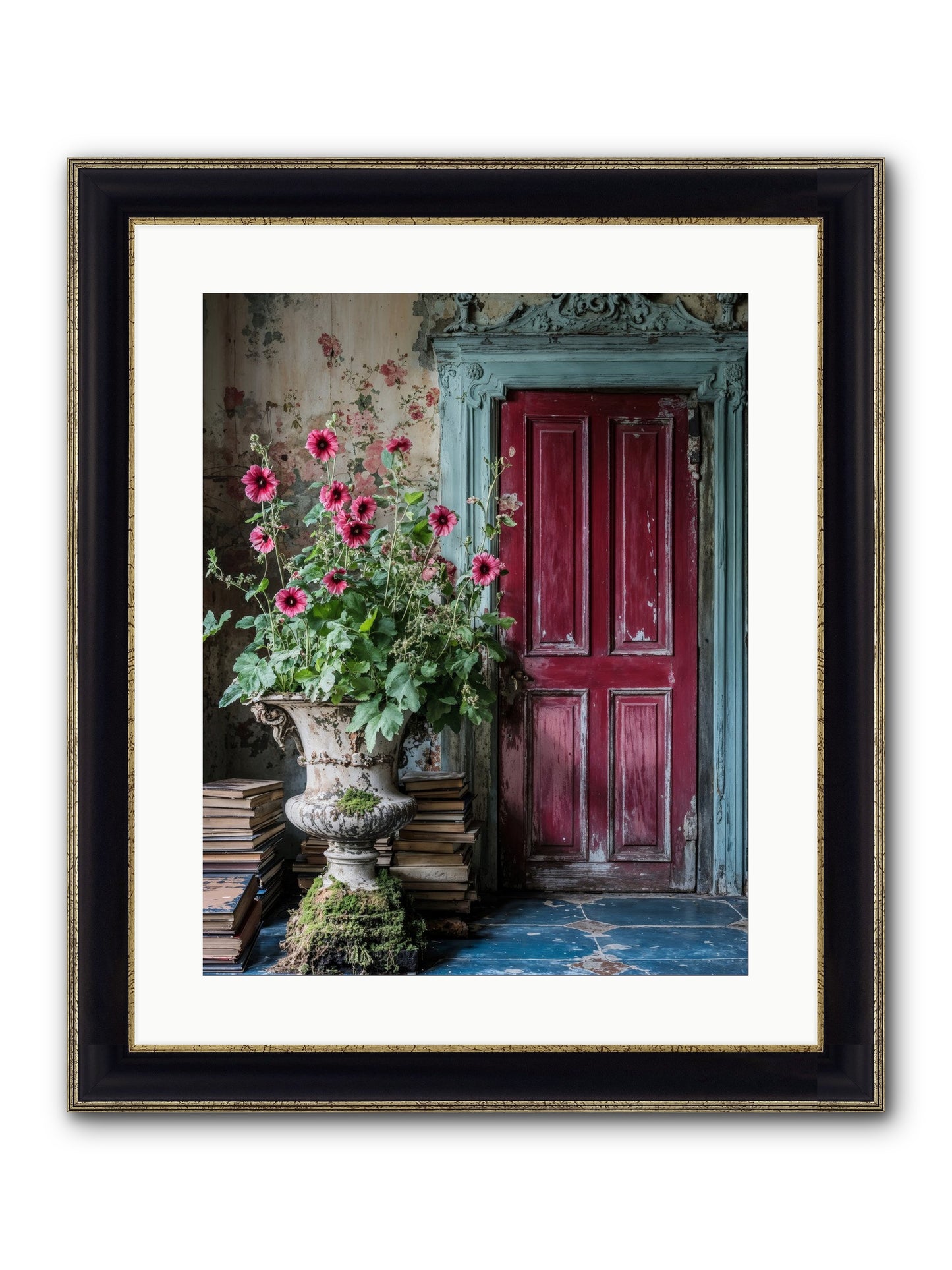 Rise Of Wild Grace Framed Print - Black & Gold 16x20