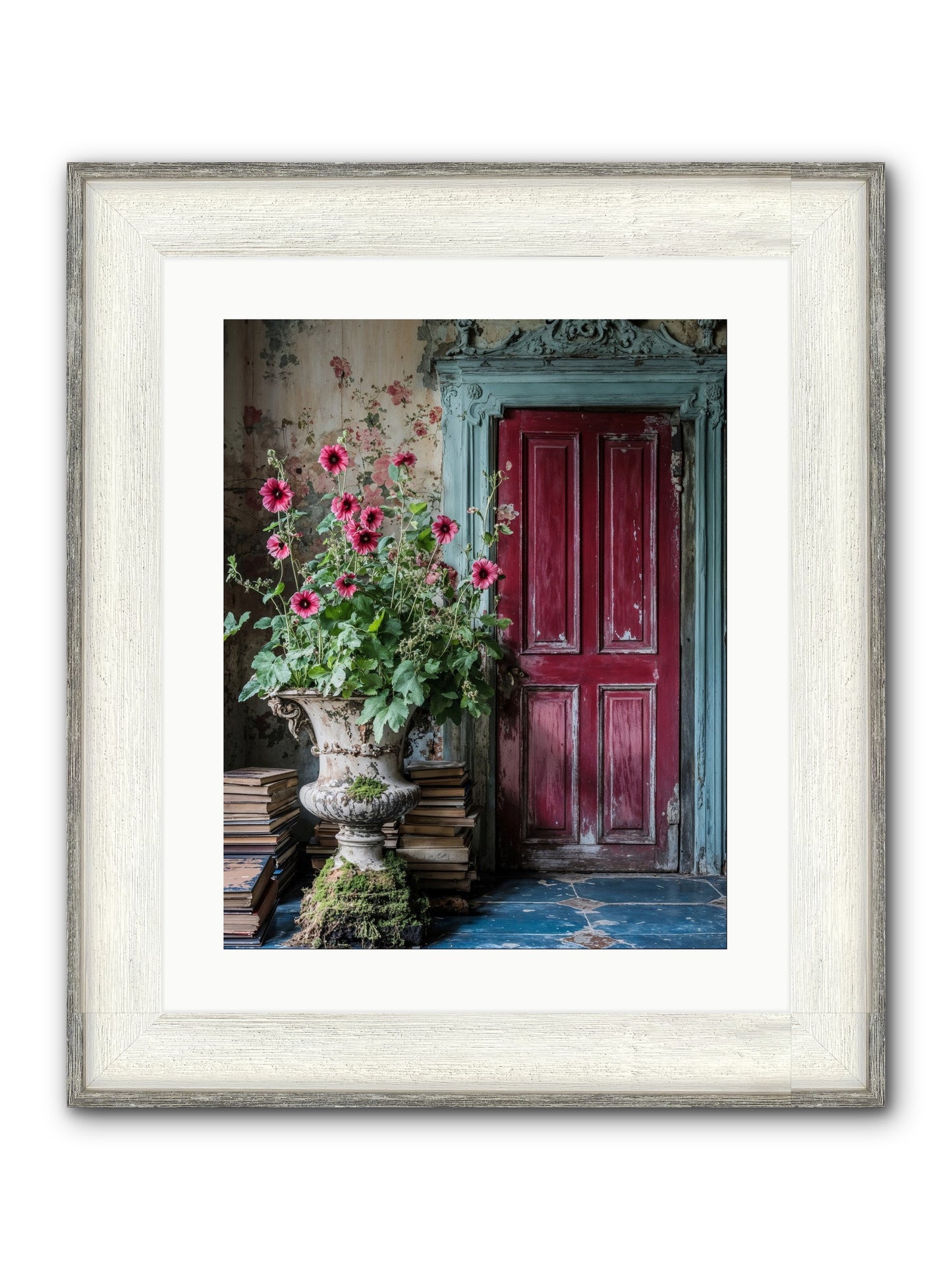 Rise Of Wild Grace Framed Print - Driftwood White 16x20