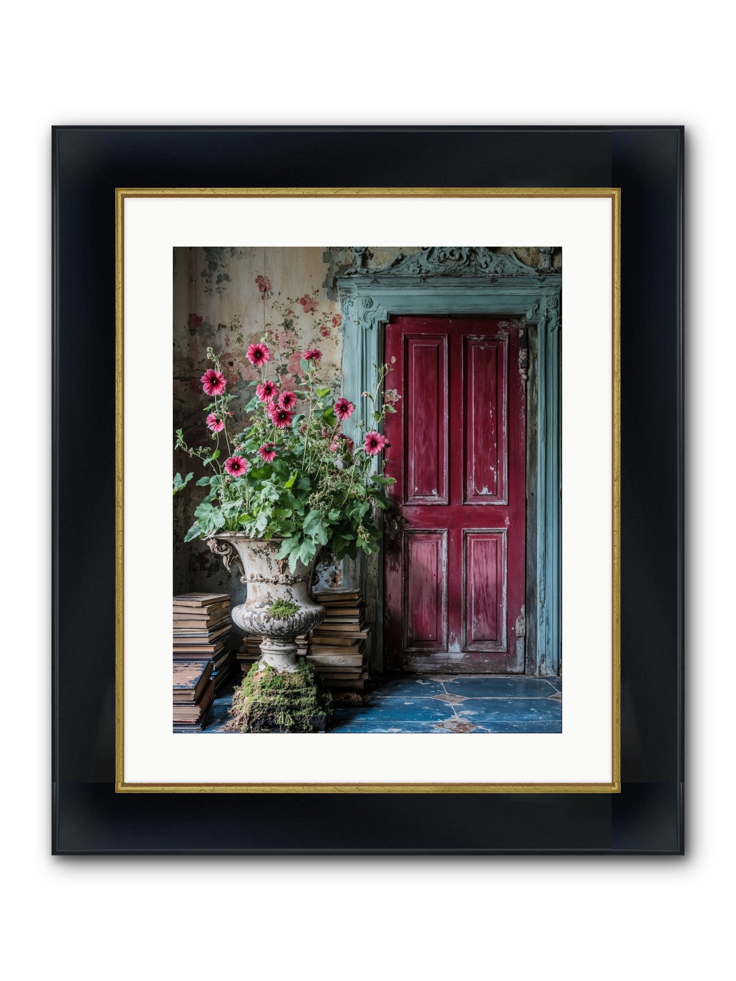 Rise Of Wild Grace Framed Print - Wide Black w/Gold 16x20