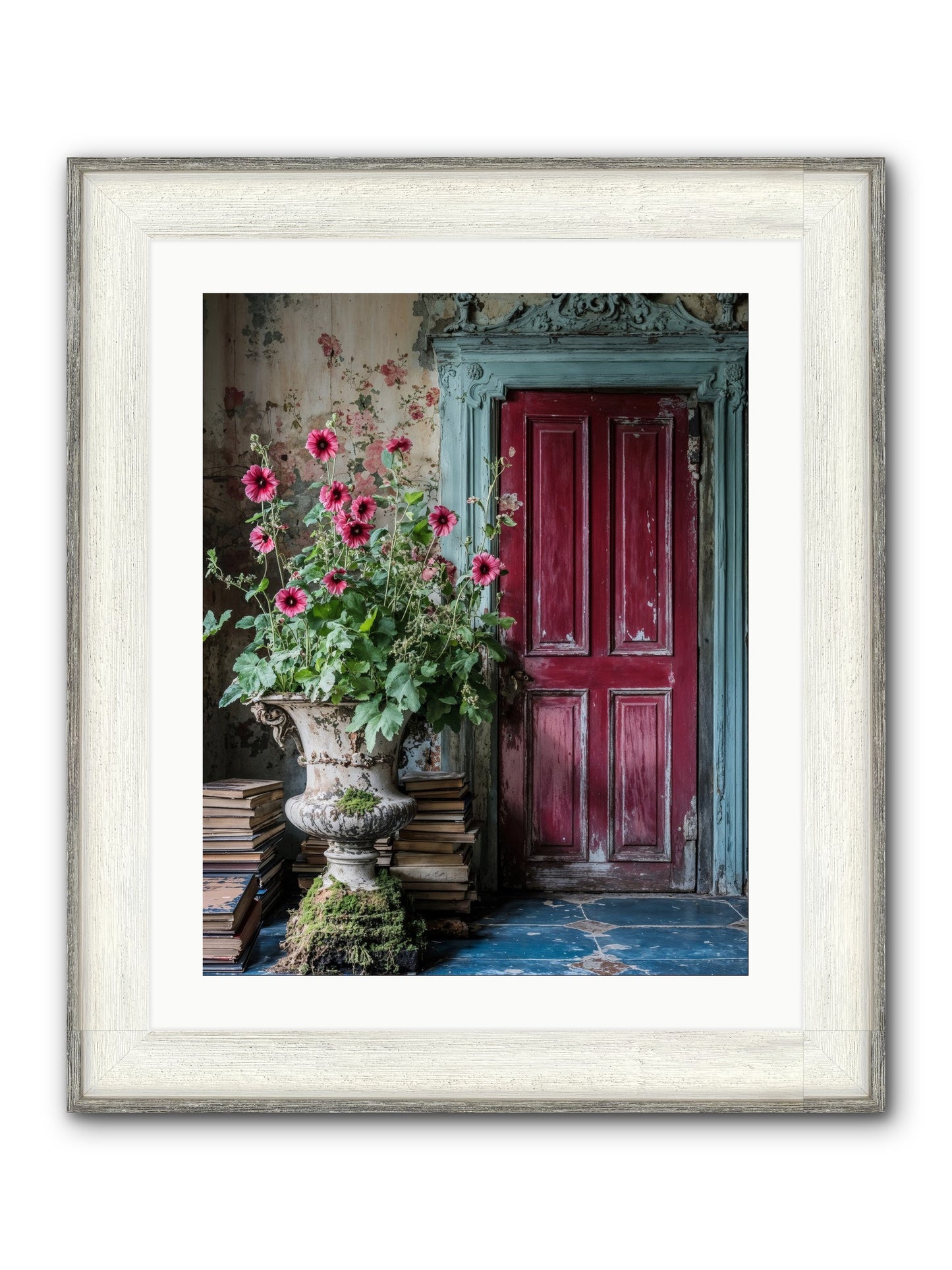 Rise Of Wild Grace Framed Print - Driftwood White 20x25