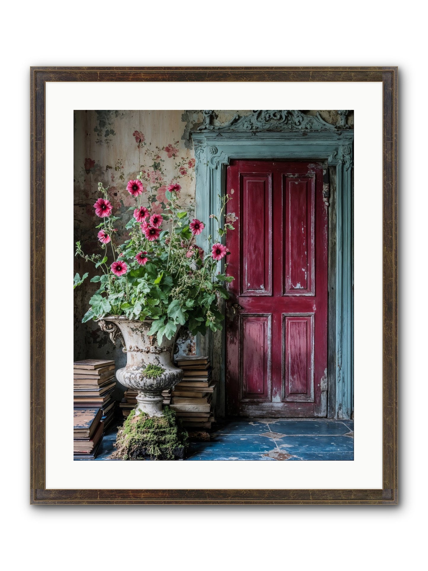 Rise Of Wild Grace Framed Print - Slimwoods Black/Gold 20x25