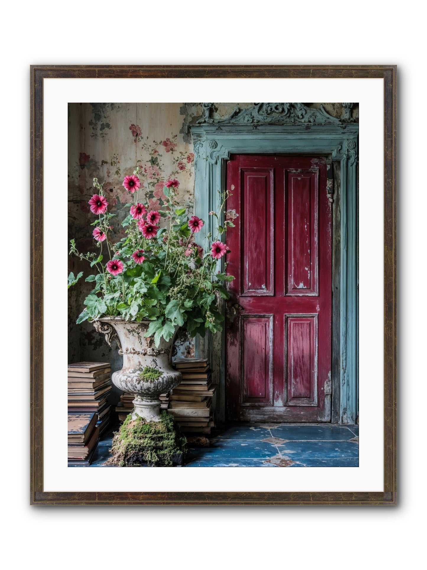Rise Of Wild Grace Framed Print - Slimwoods Black/Gold 24x30