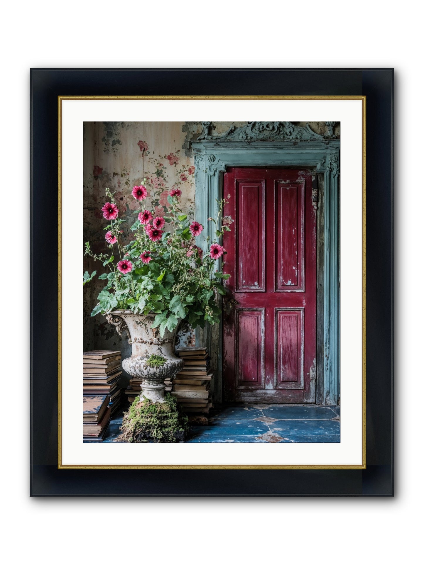 Rise Of Wild Grace Framed Print - Wide Black w/Gold 24x30
