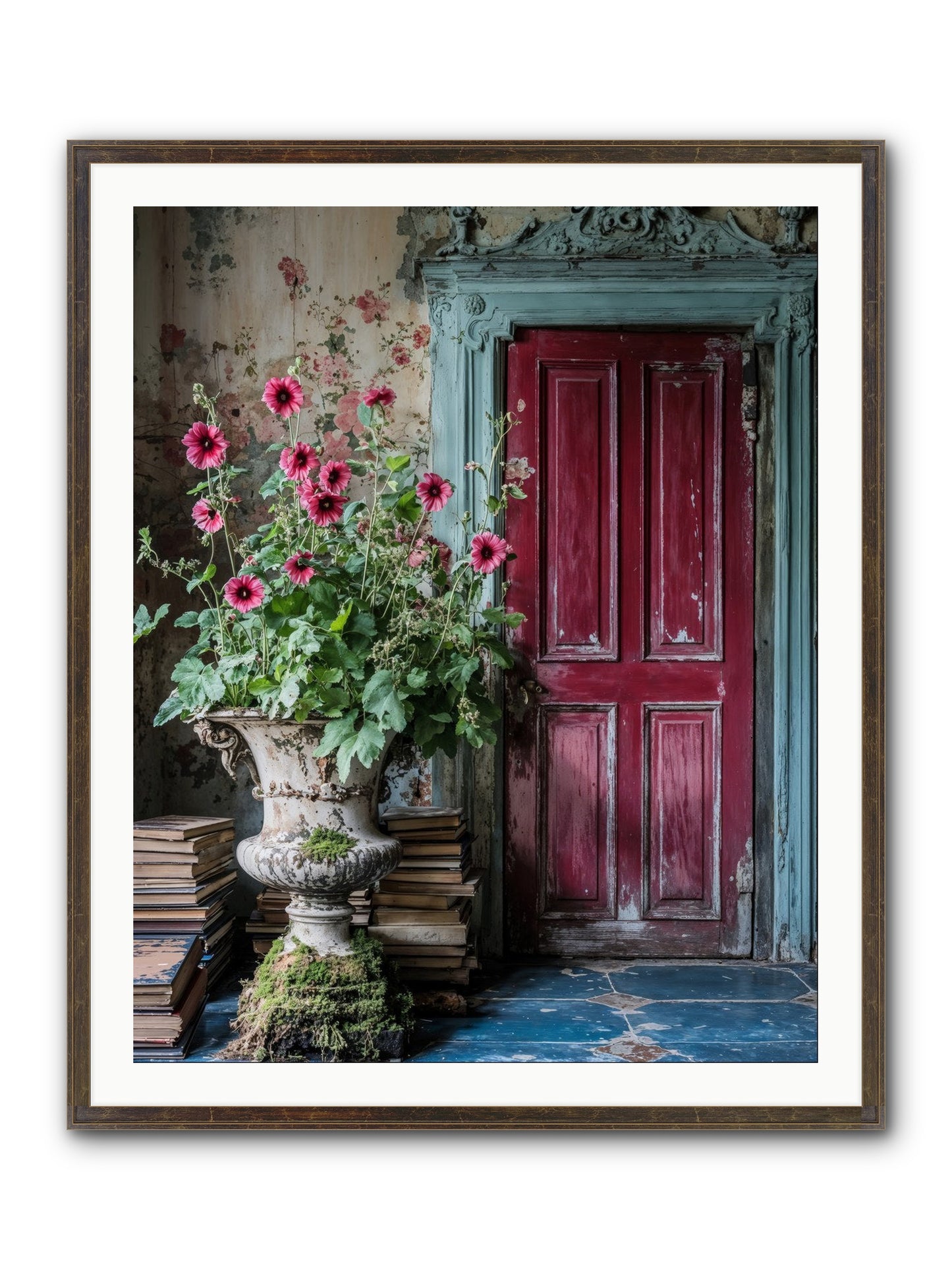 Rise Of Wild Grace Framed Print - Slimwoods Black/Gold 32x40