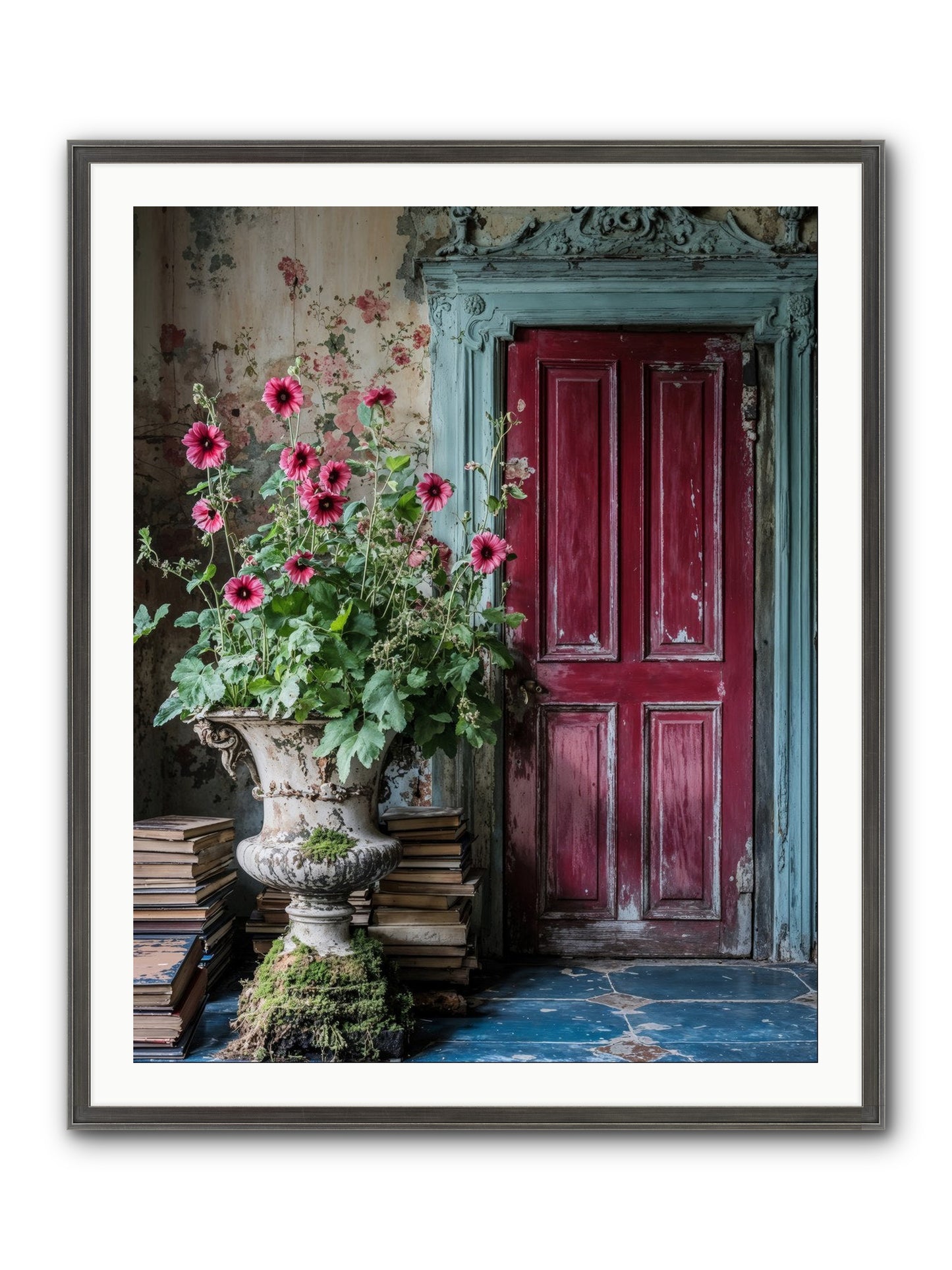 Rise Of Wild Grace Framed Print - Slimwoods Black/Silver 32x40