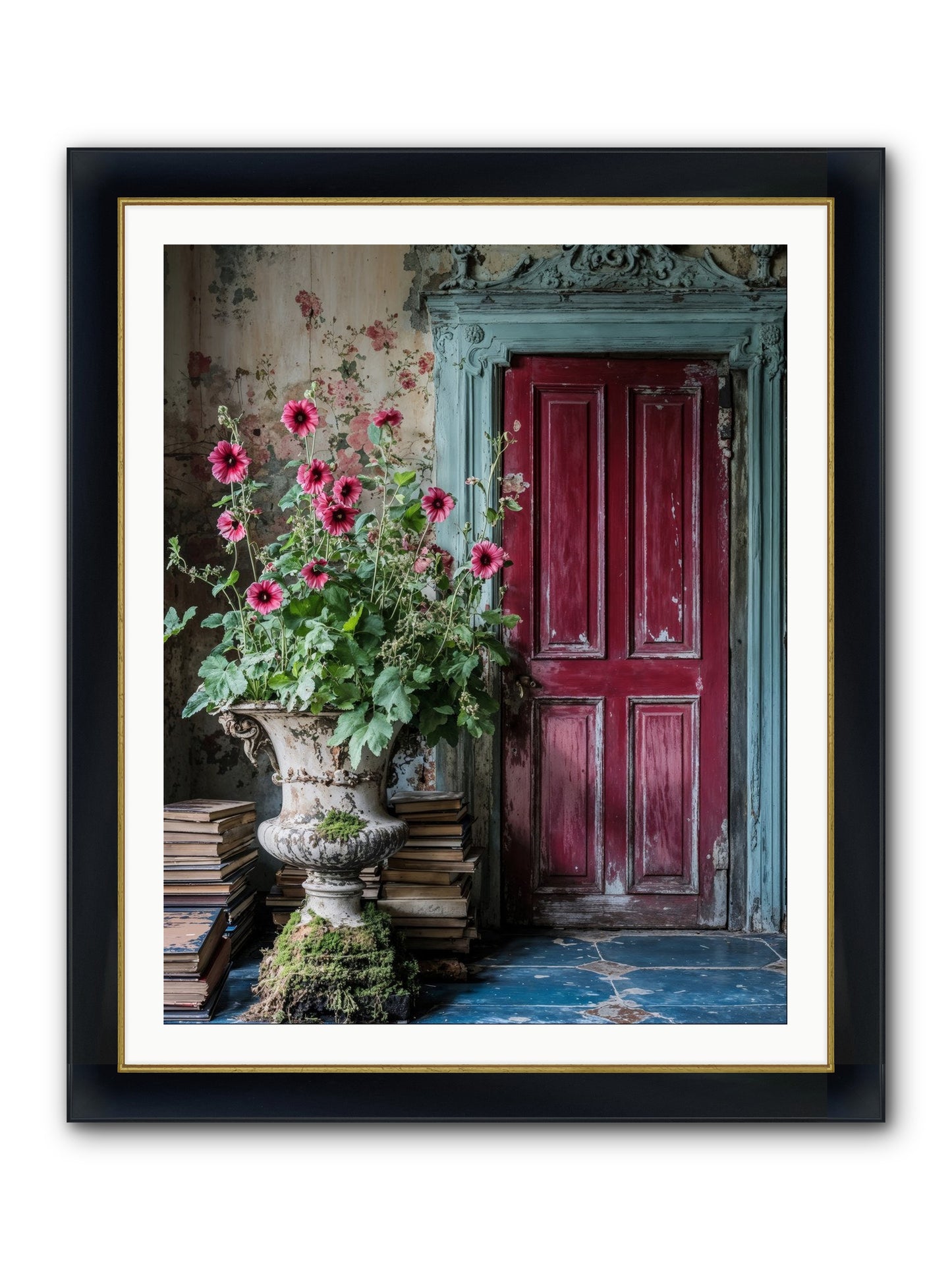 Rise Of Wild Grace Framed Print - Wide Black w/Gold 32x40