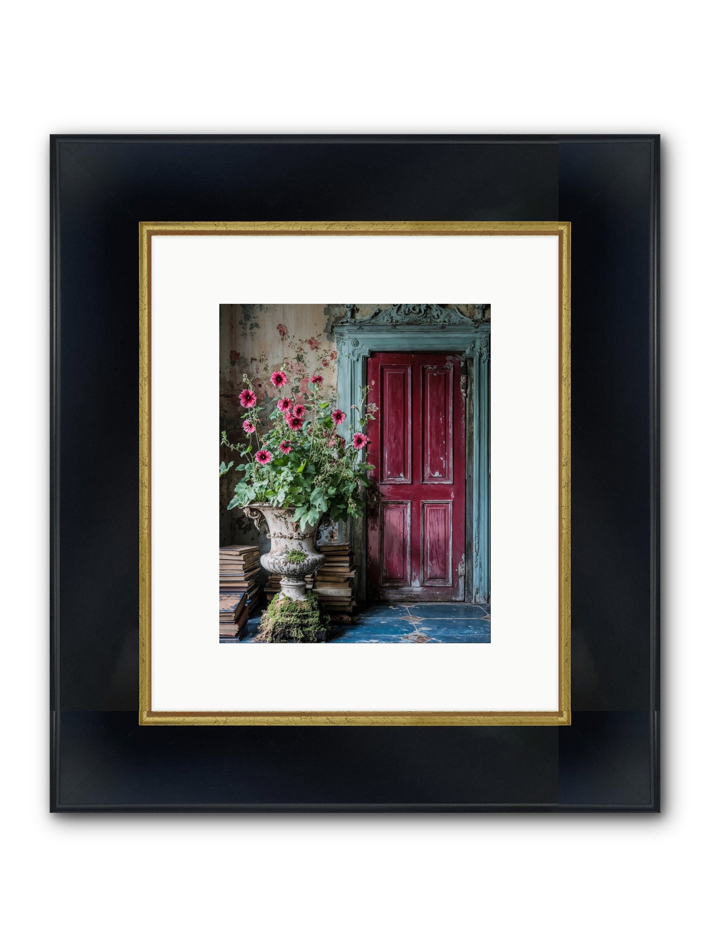 Rise Of Wild Grace Framed Print - Wide Black w/Gold 8x10