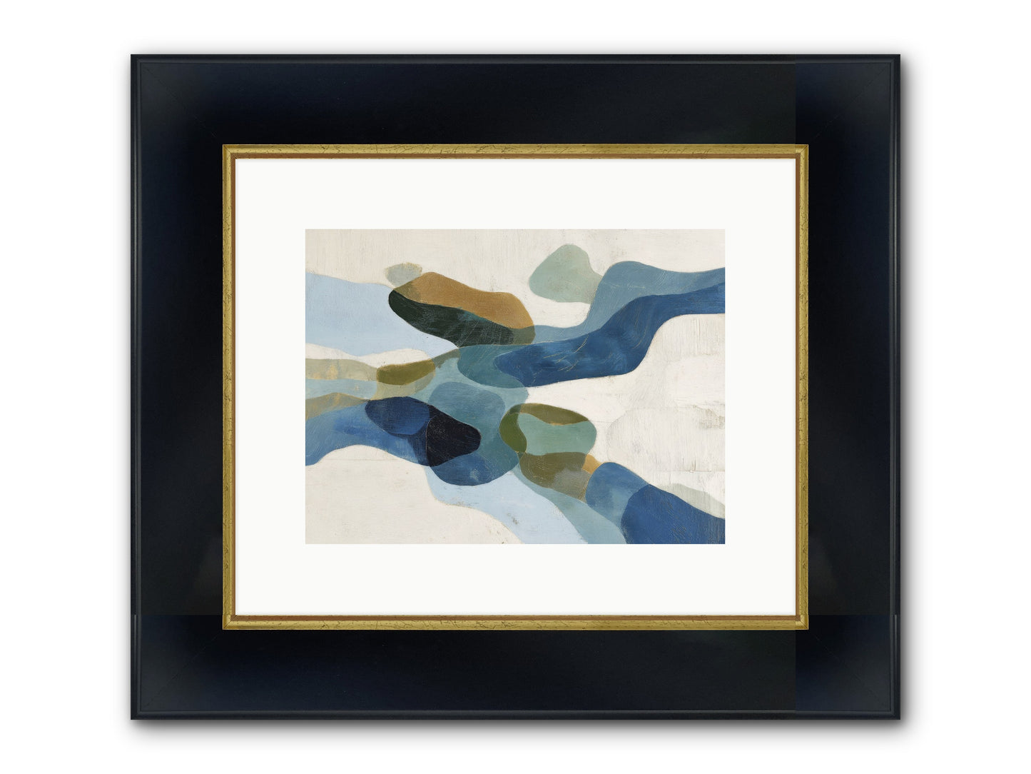 Ritual Sparrow Framed Print - Wide Black w/Gold 12x9