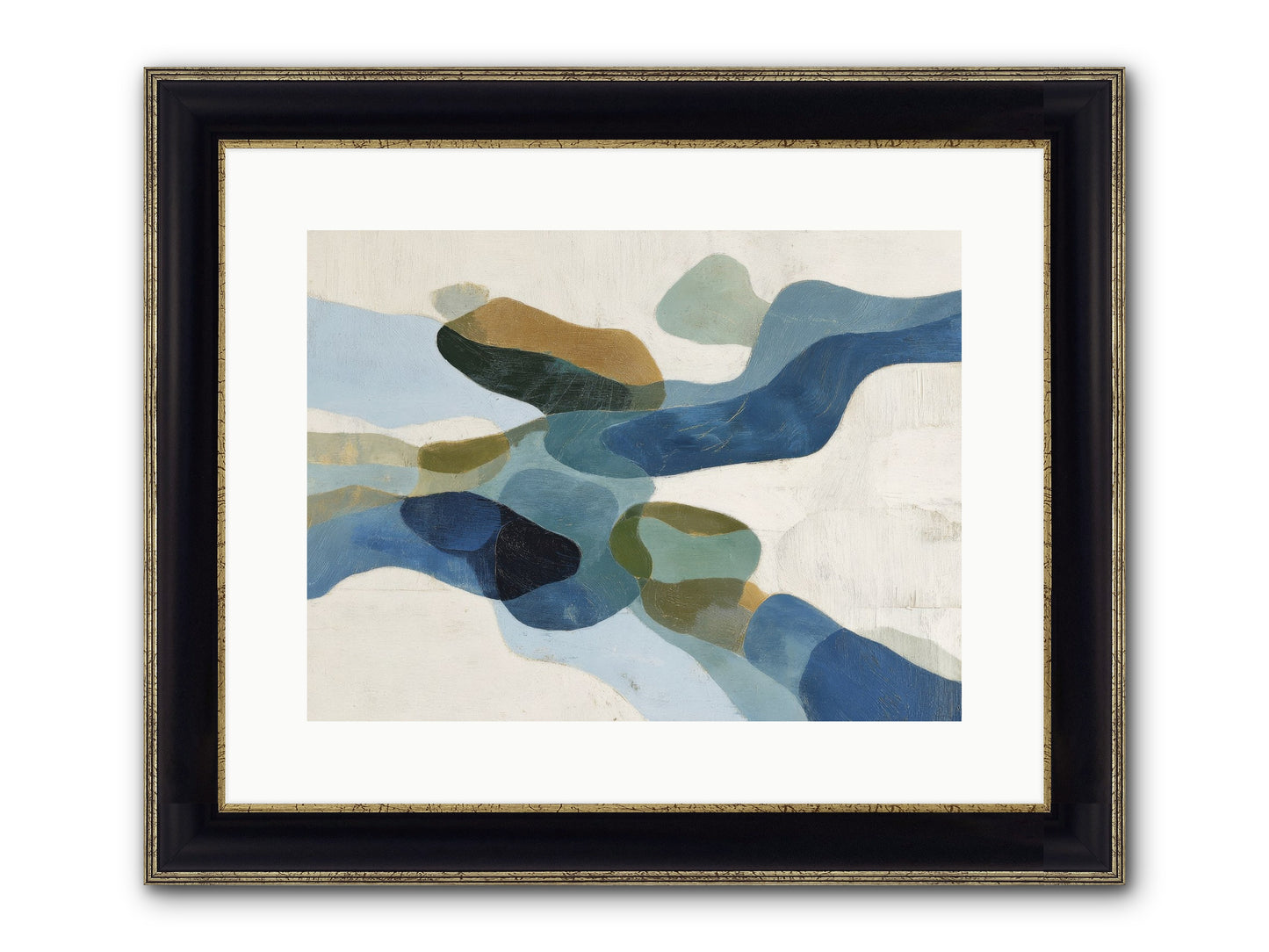 Ritual Sparrow Framed Print - Black & Gold 16x12
