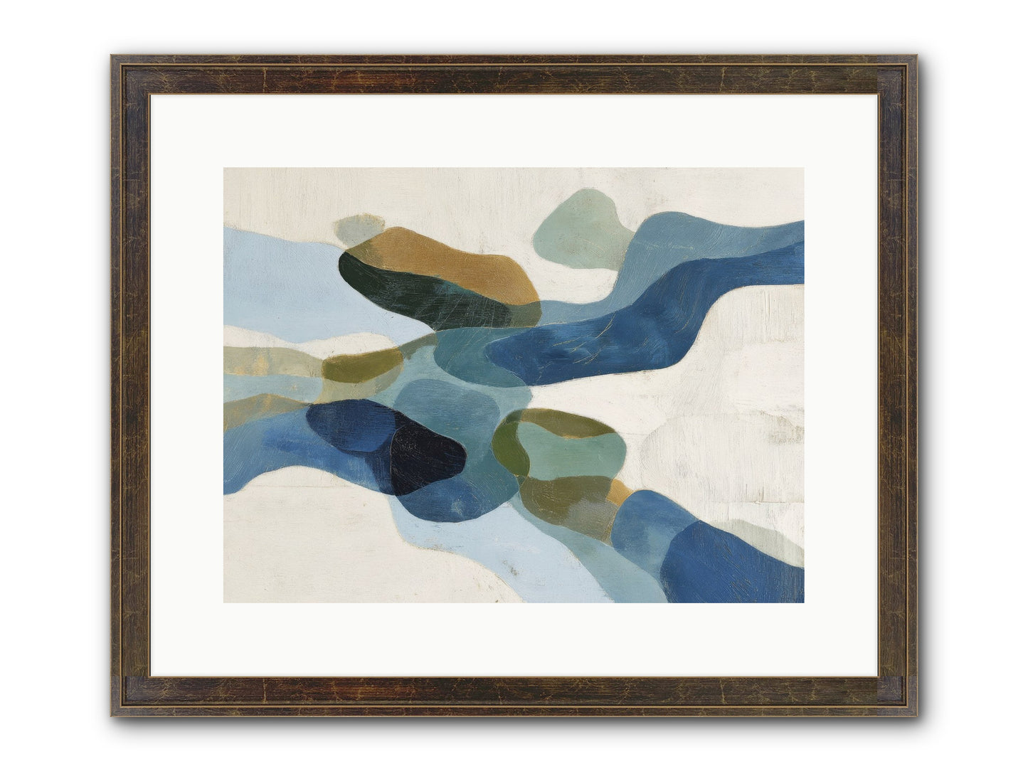 Ritual Sparrow Framed Print - Slimwoods Black/Gold 16x12