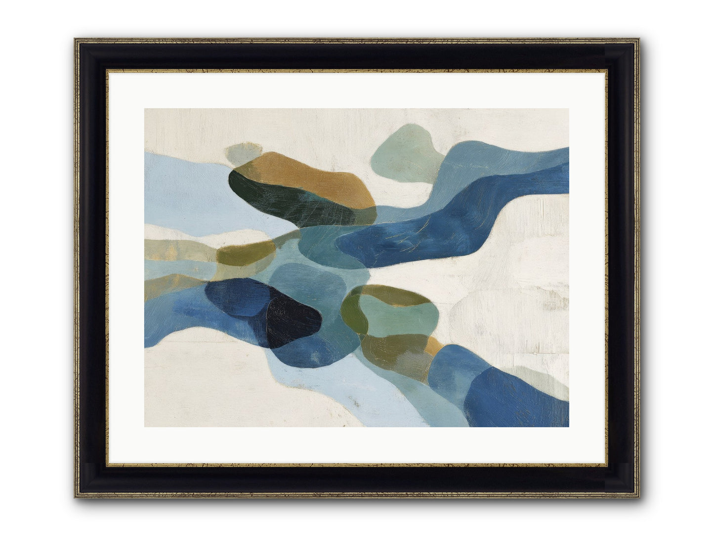 Ritual Sparrow Framed Print - Black & Gold 24x18