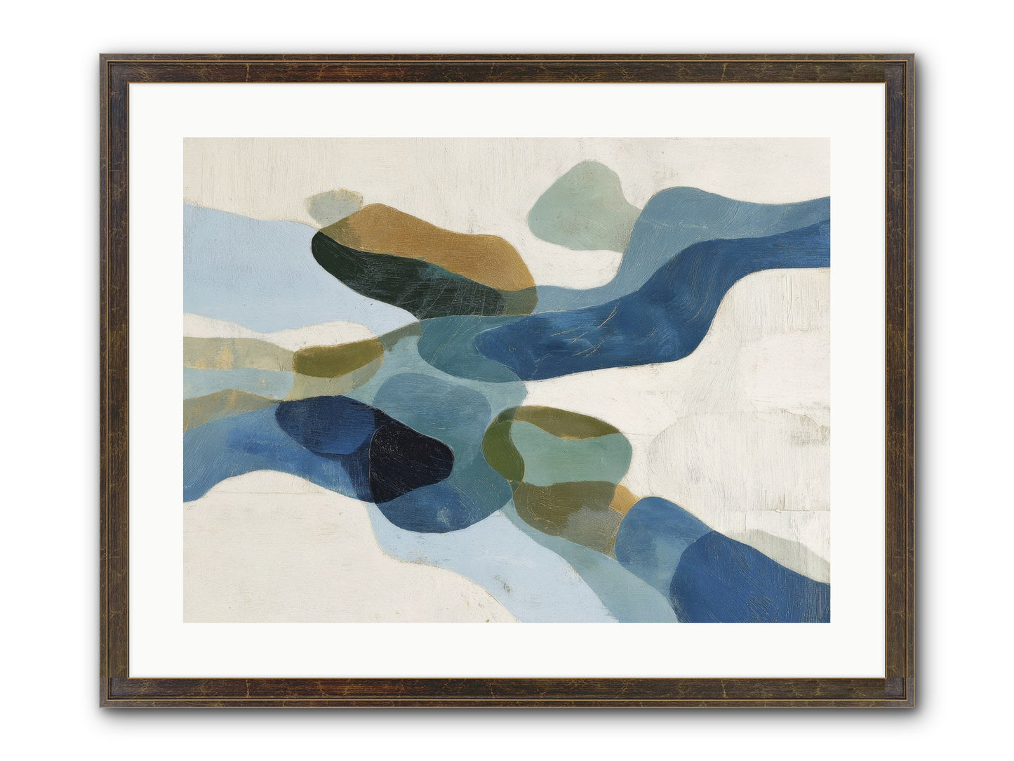 Ritual Sparrow Framed Print - Slimwoods Black/Gold 24x18