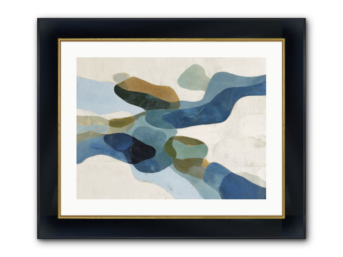 Ritual Sparrow Framed Print - Wide Black w/Gold 24x18