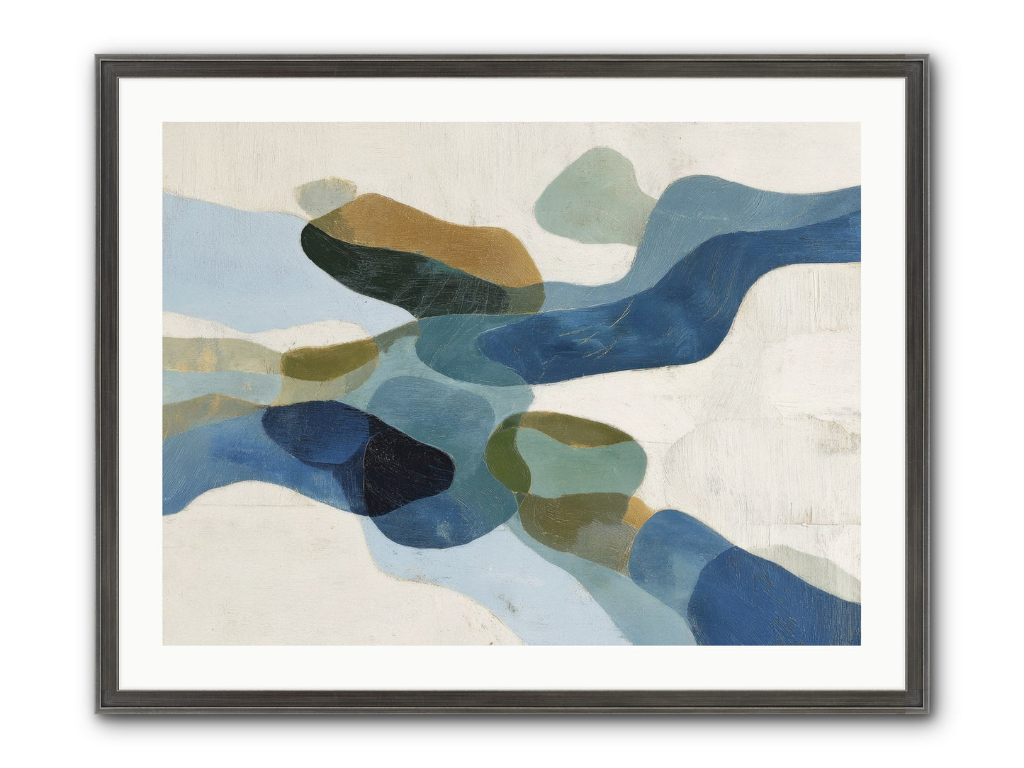 Ritual Sparrow Framed Print - Slimwoods Black/Silver 32x24