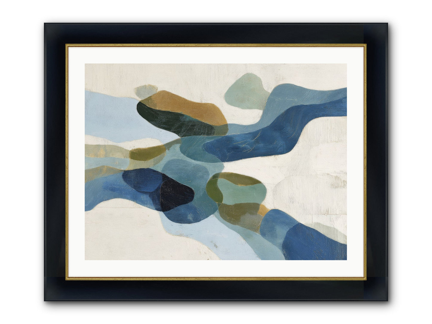 Ritual Sparrow Framed Print - Wide Black w/Gold 32x24