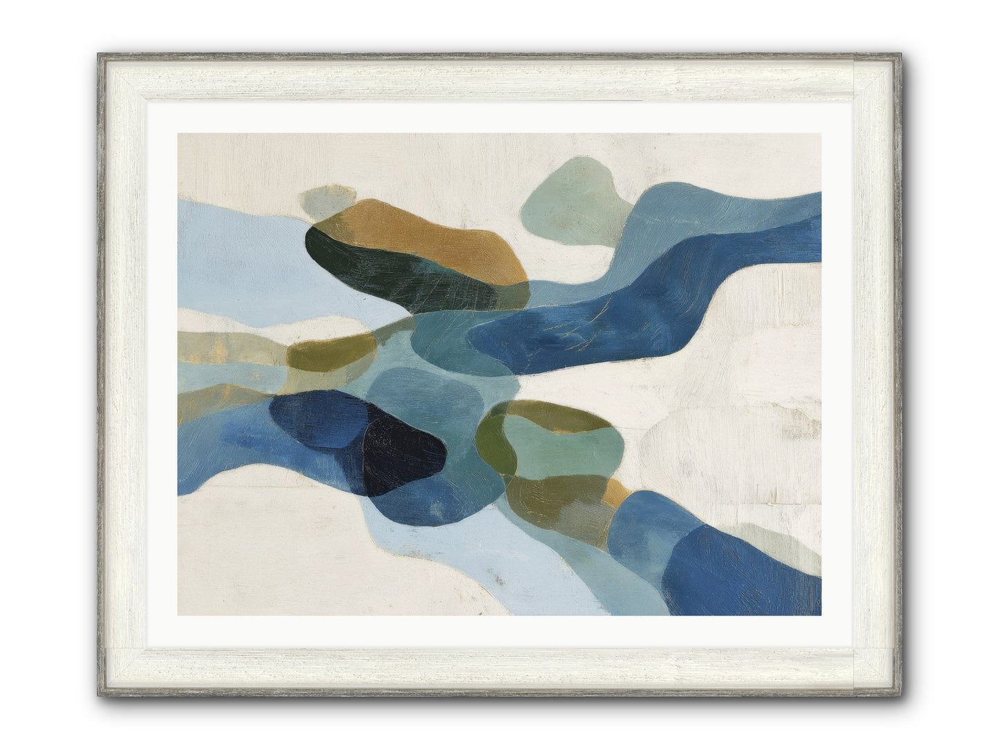Ritual Sparrow Framed Print - Driftwood White 40x30
