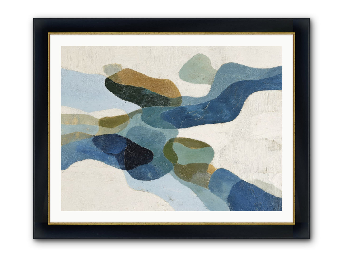 Ritual Sparrow Framed Print - Wide Black w/Gold 40x30