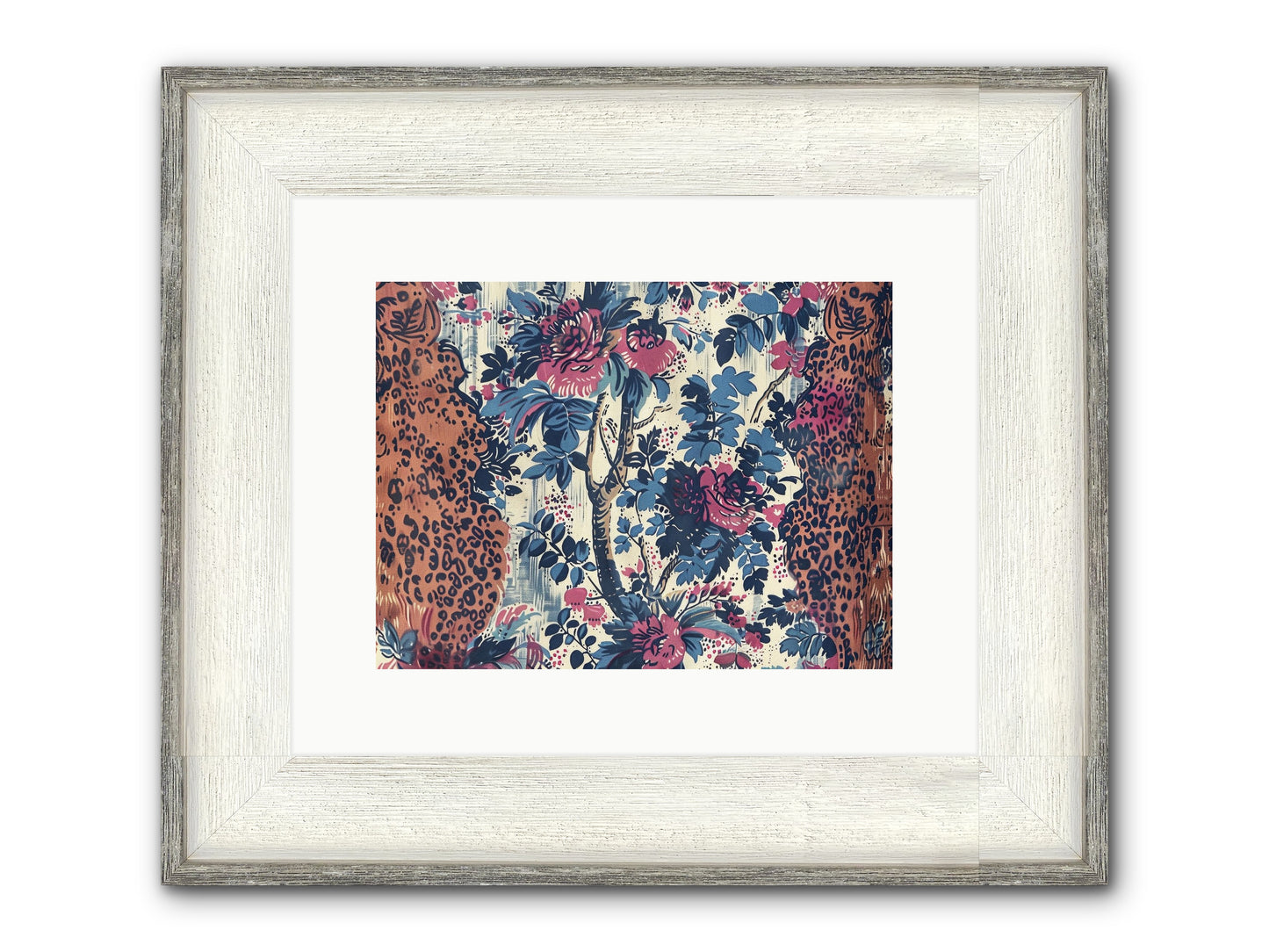 Rivage Framed Print - Driftwood White 12x9