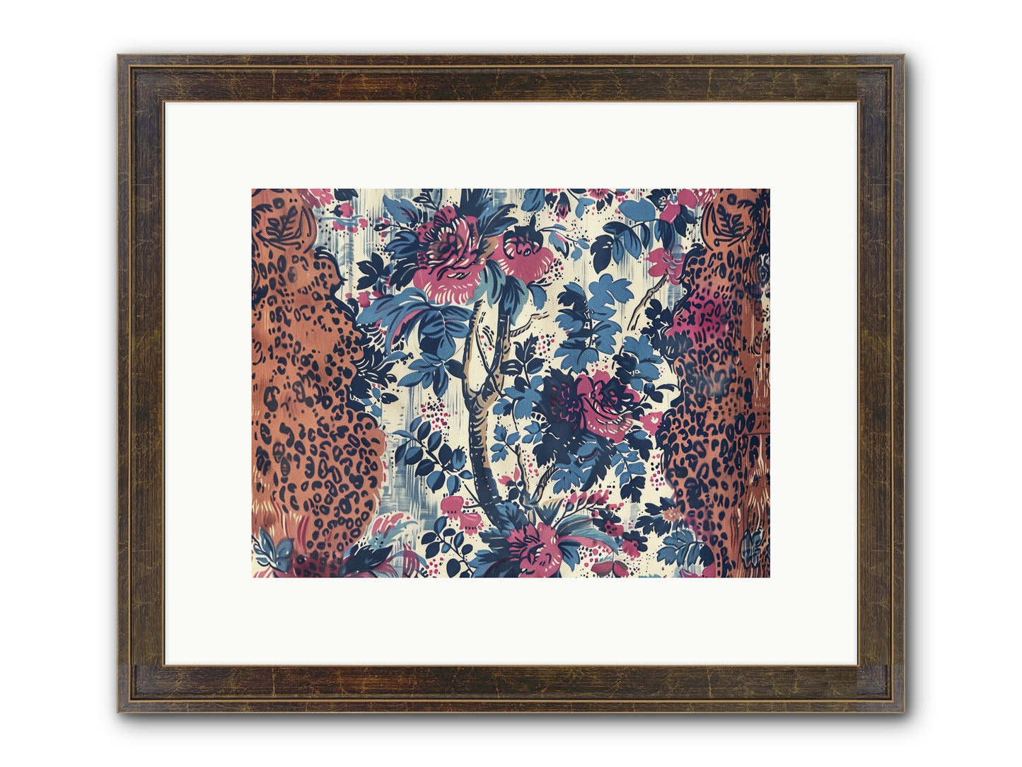 Rivage Framed Print - Slimwoods Black/Gold 12x9