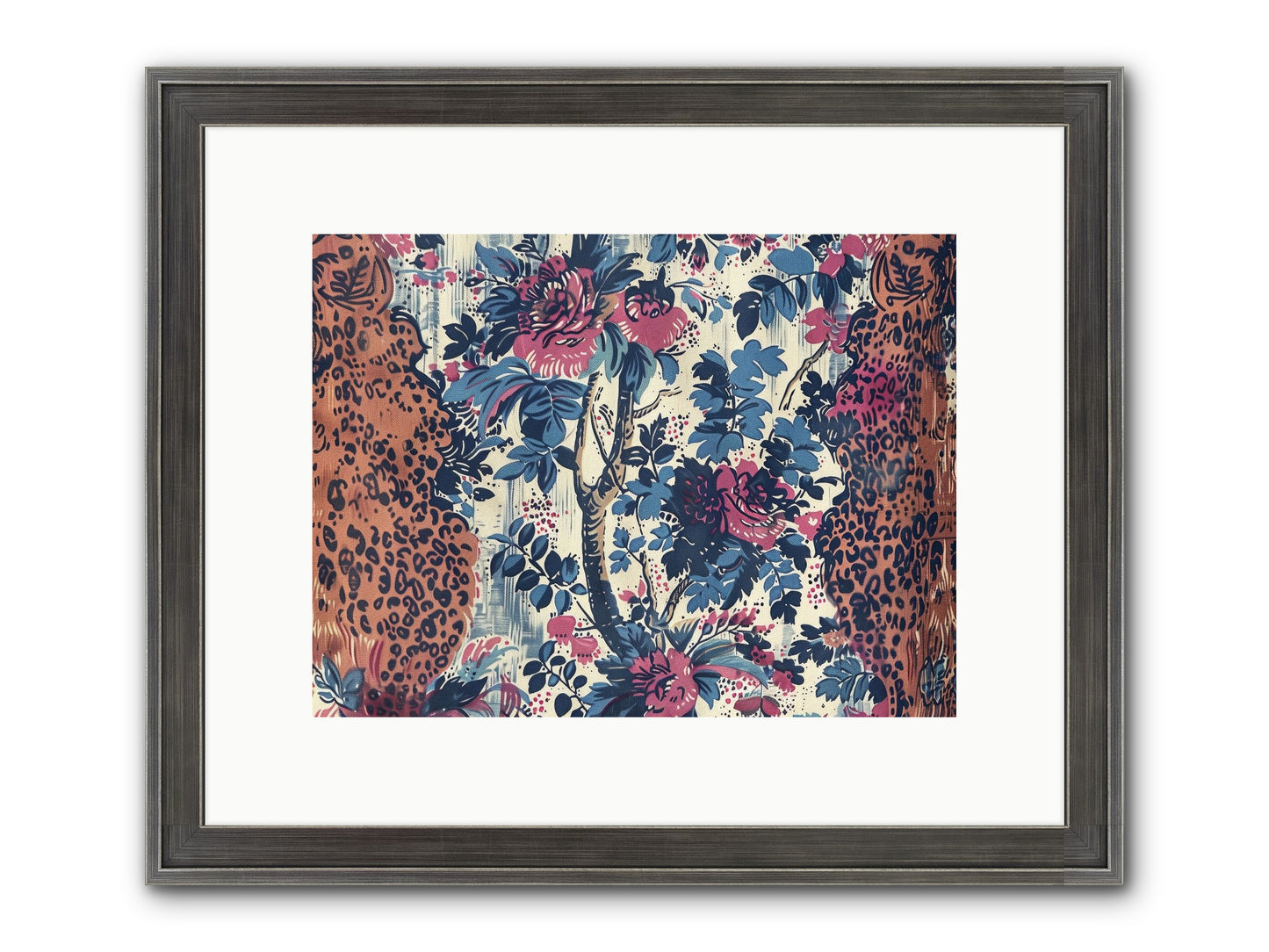 Rivage Framed Print - Slimwoods Black/Silver 12x9