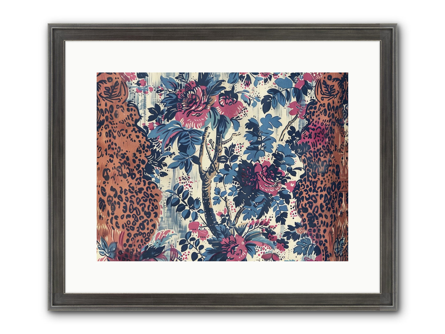 Rivage Framed Print - Slimwoods Black/Silver 16x12