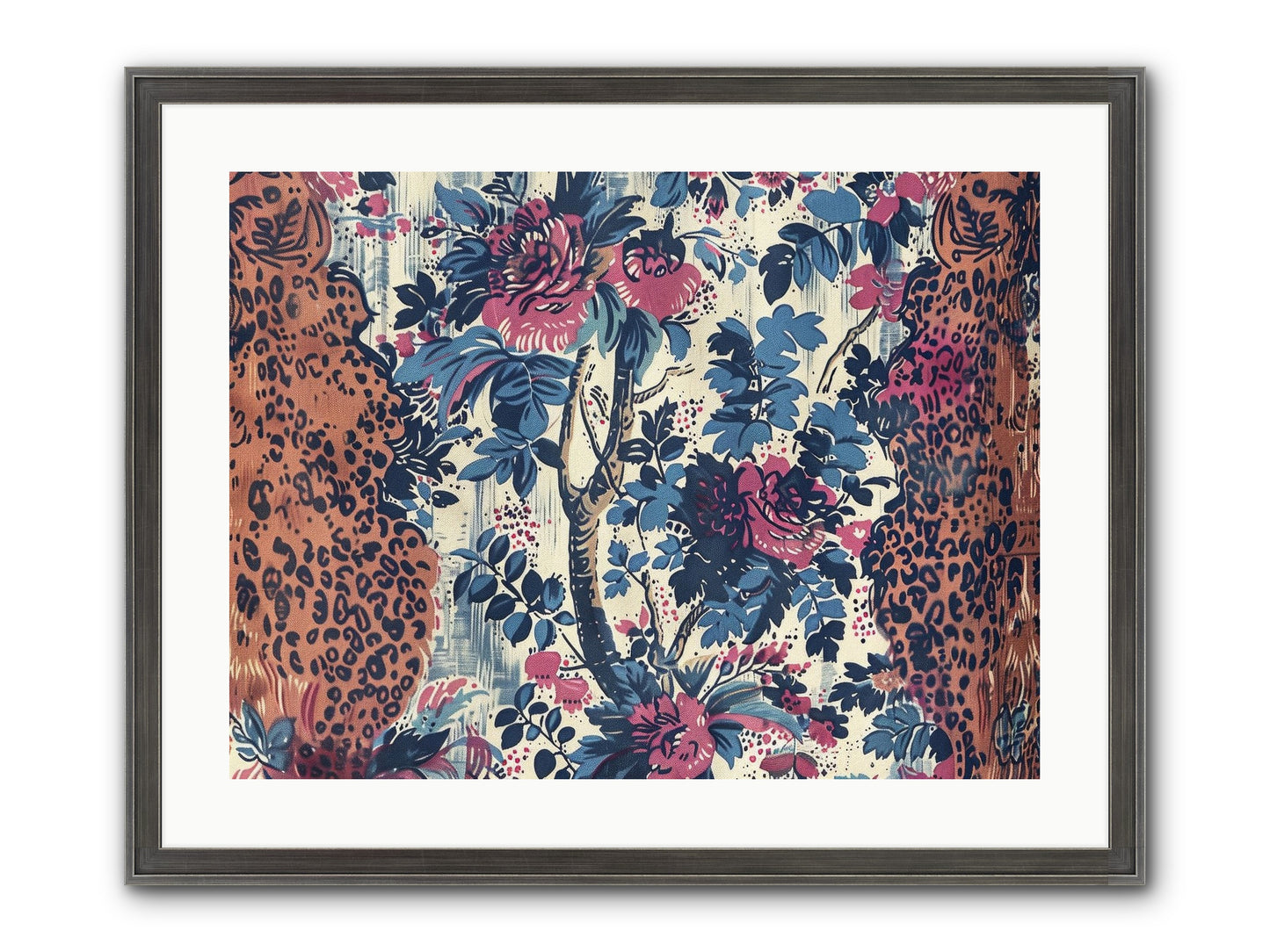 Rivage Framed Print - Slimwoods Black/Silver 24x18