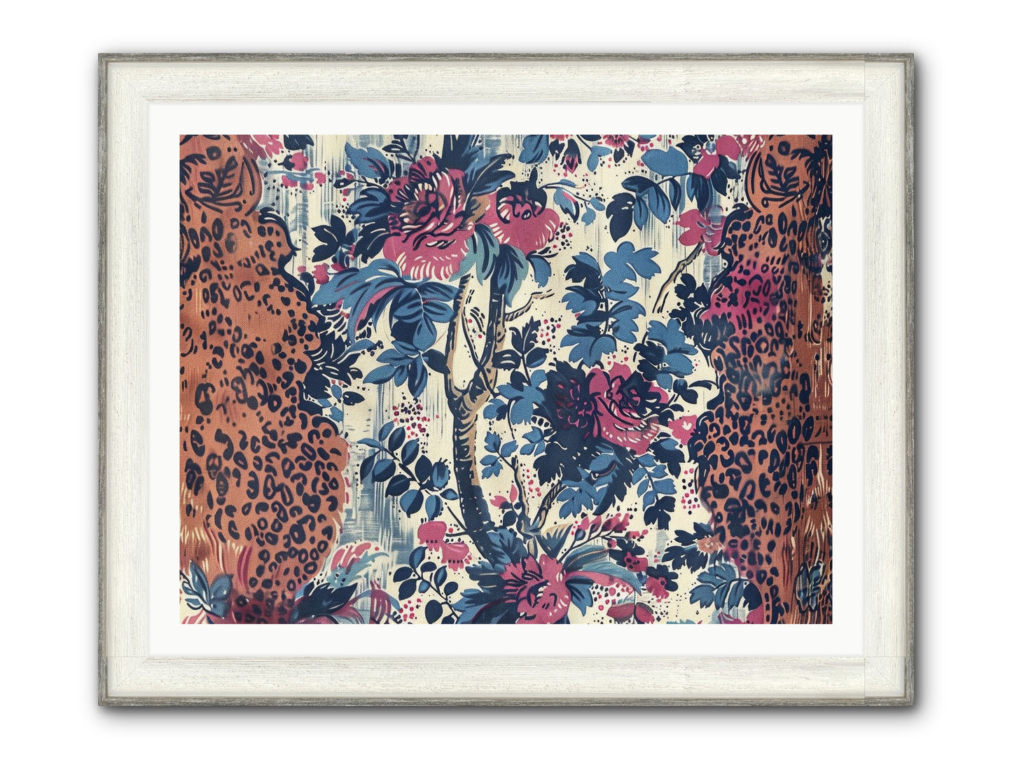 Rivage Framed Print - Driftwood White 40x30