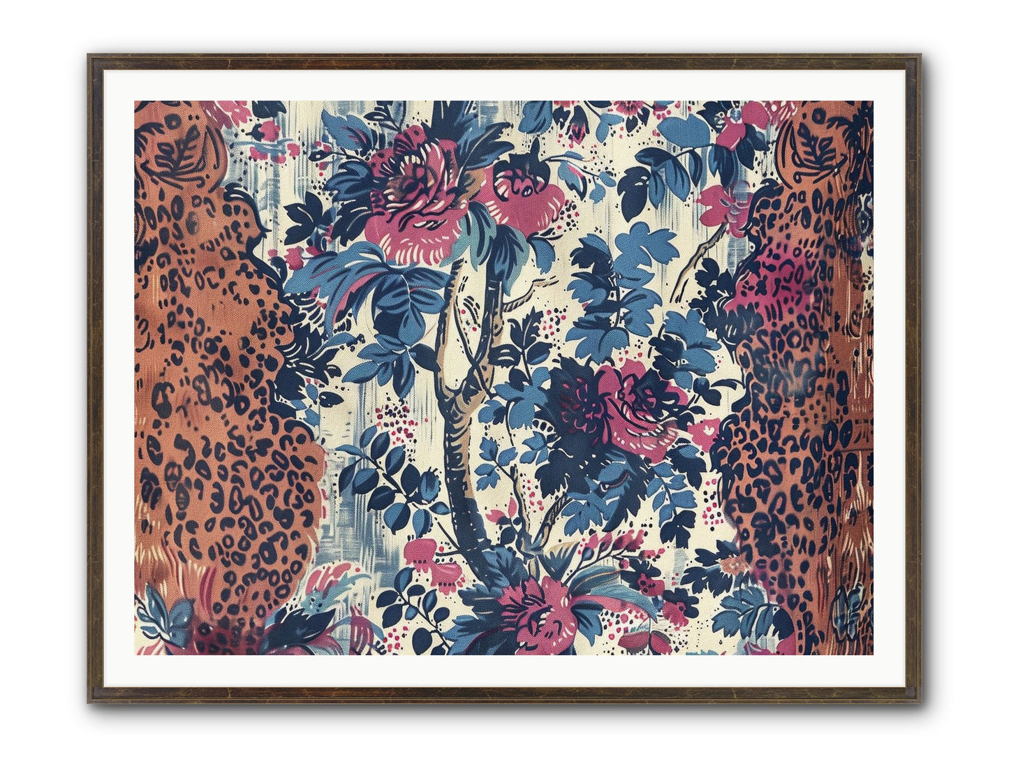 Rivage Framed Print - Slimwoods Black/Gold 48x36