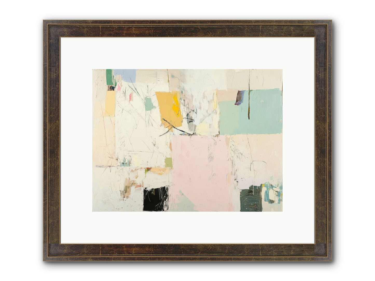 Rivendell Framed Print - Slimwoods Black/Gold 12x9