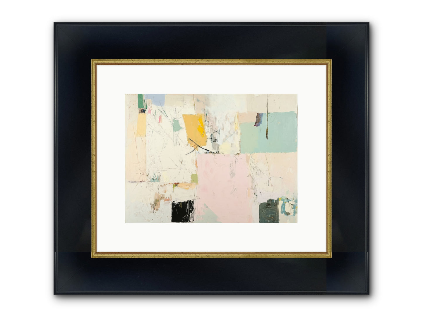 Rivendell Framed Print - Wide Black w/Gold 12x9