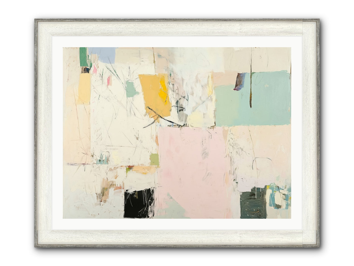Rivendell Framed Print - Driftwood White 40x30