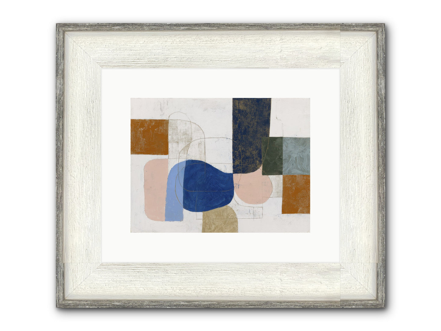 Rivenhall Moor Framed Print - Driftwood White 12x9