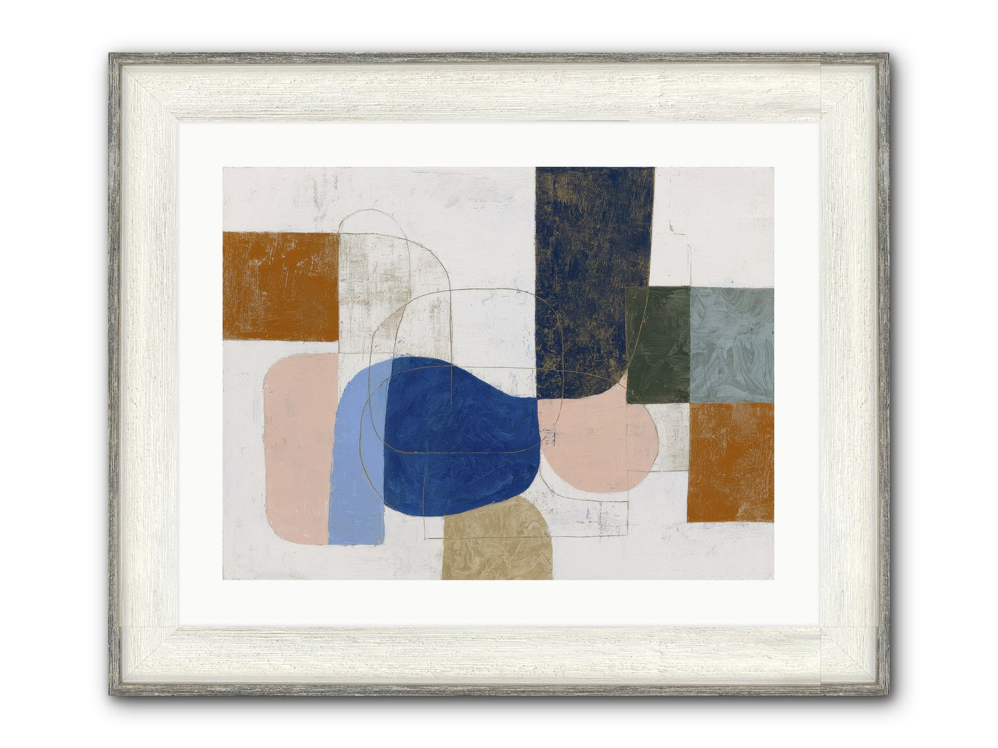 Rivenhall Moor Framed Print - Driftwood White 24x18