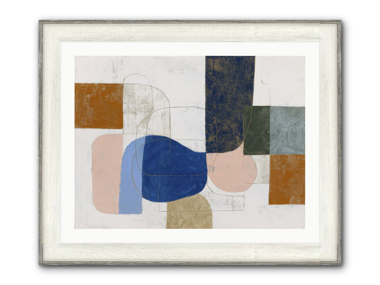 Rivenhall Moor Framed Print - Driftwood White 32x24