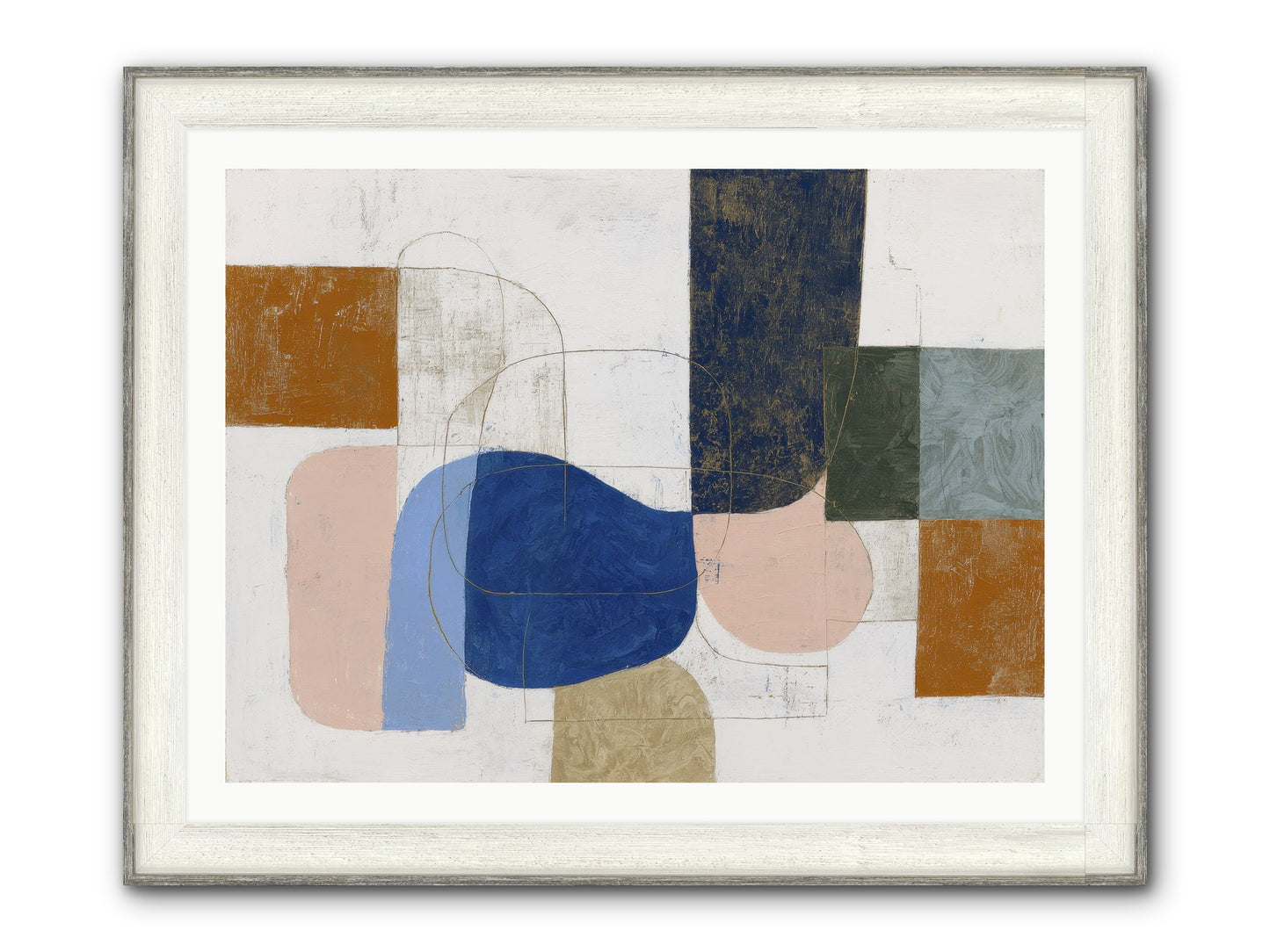 Rivenhall Moor Framed Print - Driftwood White 40x30