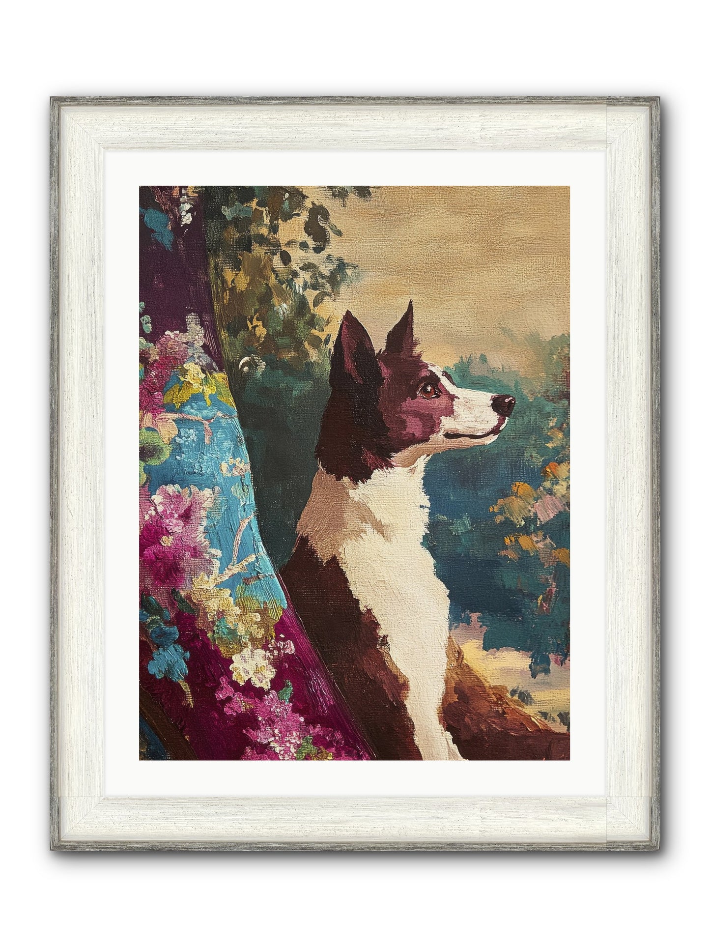 River Framed Print - Driftwood White 24x32