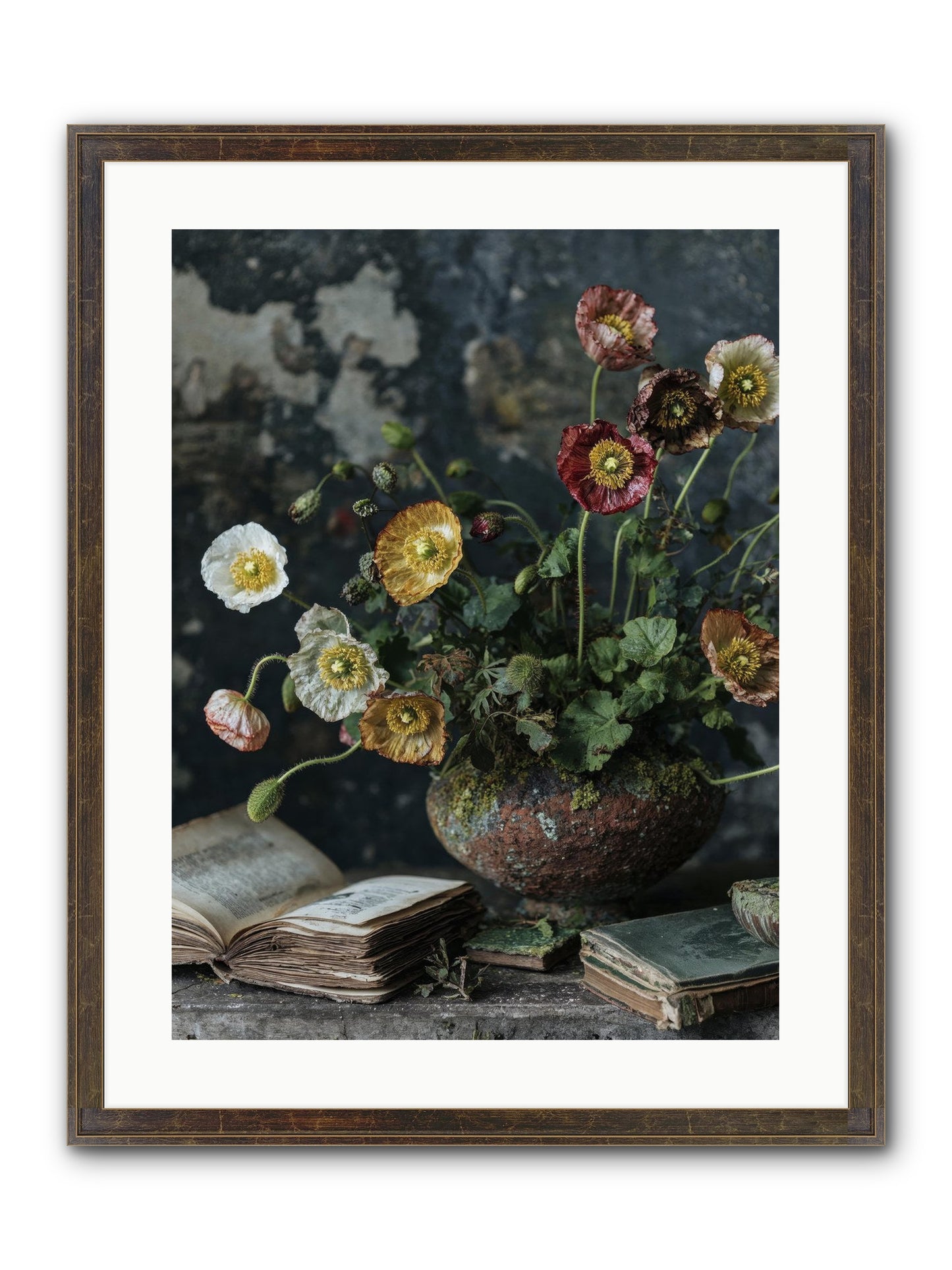 Rivers Edge Framed Print - Slimwoods Black/Gold 18x24