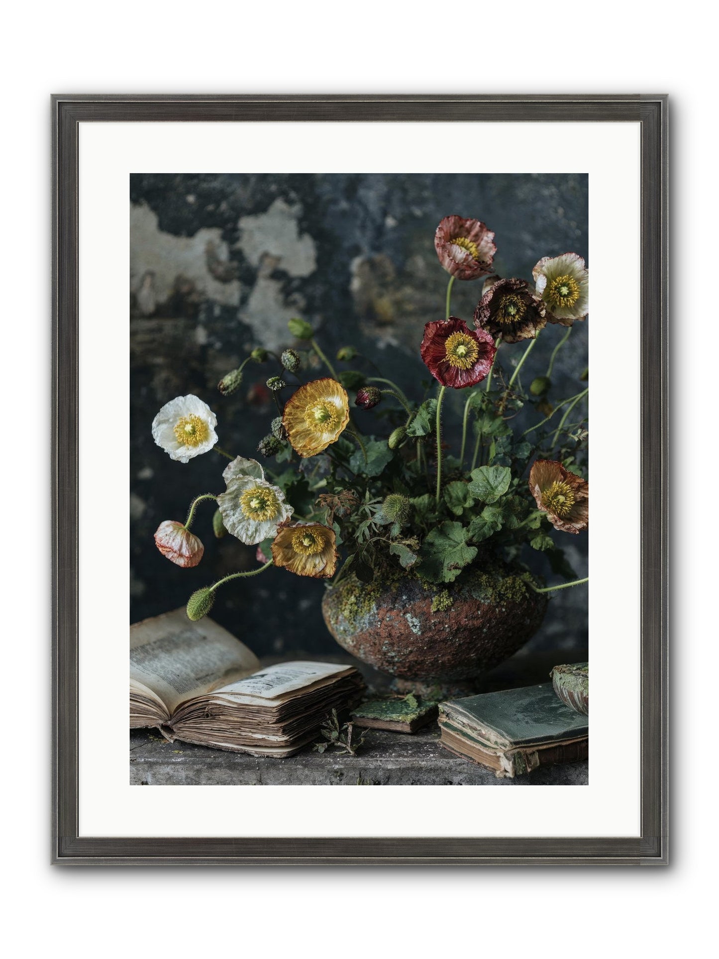 Rivers Edge Framed Print - Slimwoods Black/Silver 18x24